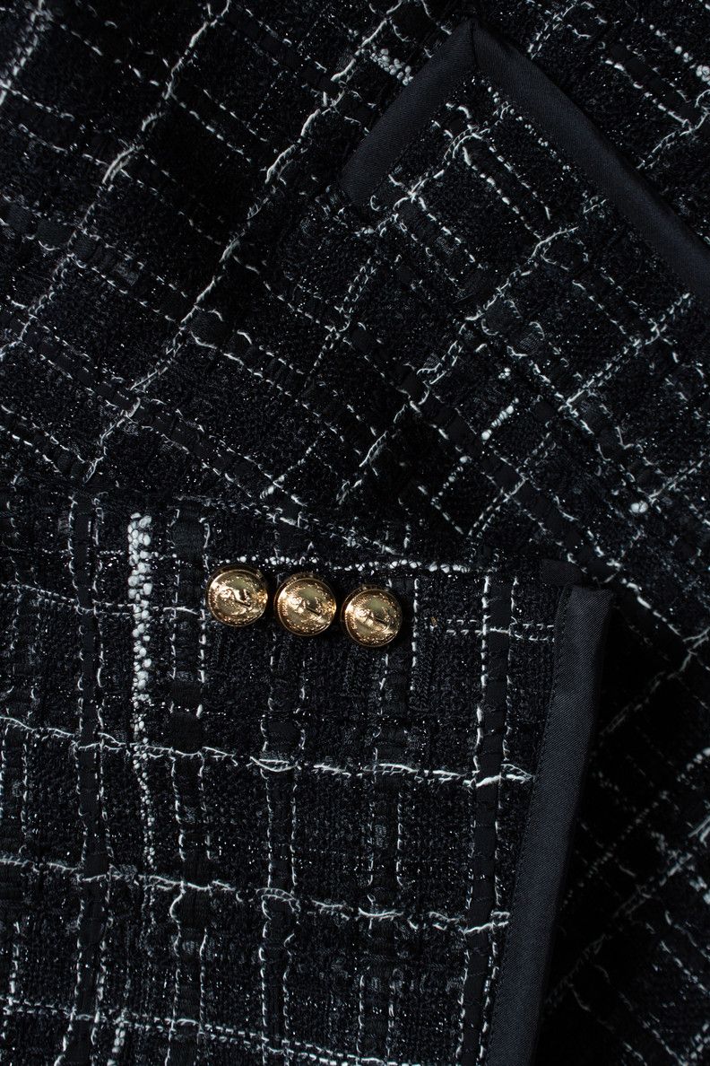 Thom Browne Thom Browne, Black tweed jacket Size 50R - 7 Thumbnail