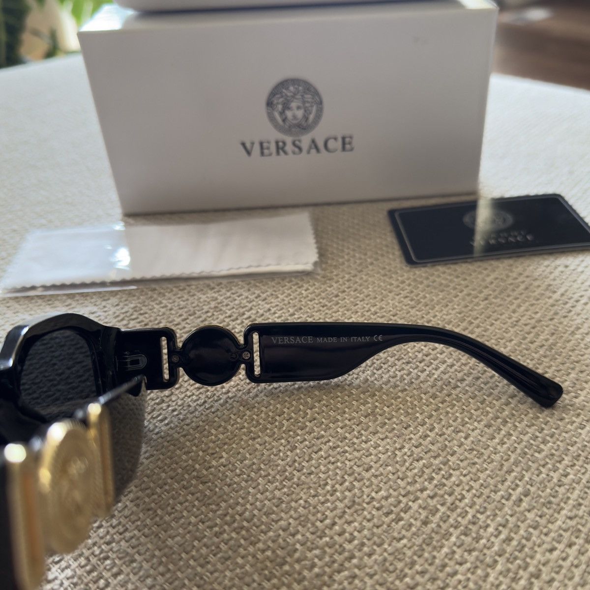 Versace Versace Unisex Black Sunglasses VE4361 53mm *FAST SHIPPING* Size ONE SIZE - 3 Thumbnail