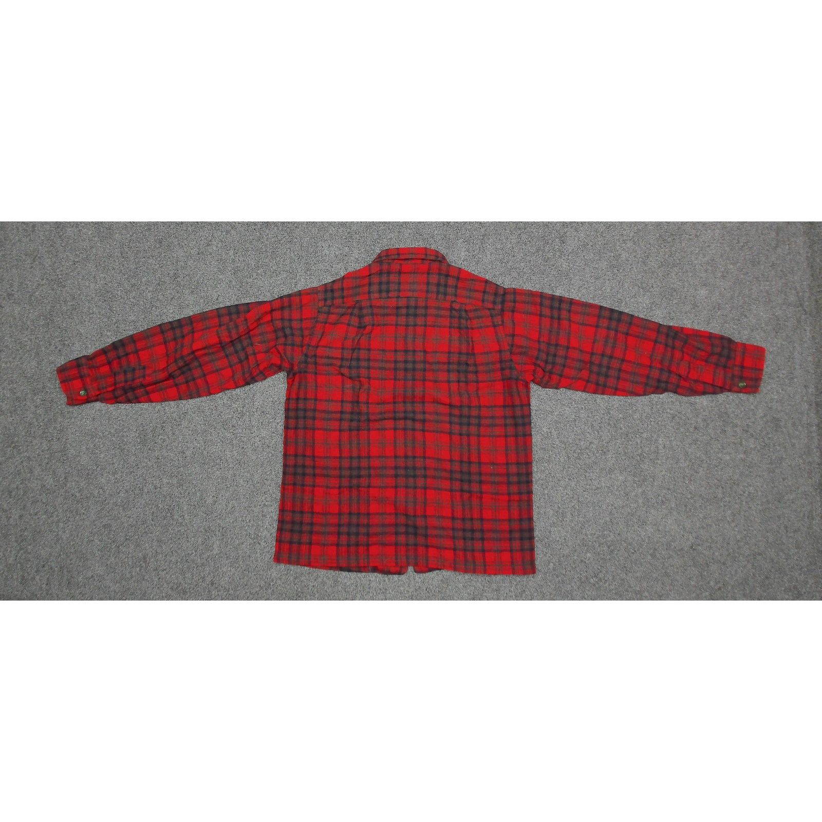 Pendleton Pendleton 1960s Boxy Cropped Wool Flannel Shacket Size L / US 10 / IT 46 - 6 Thumbnail