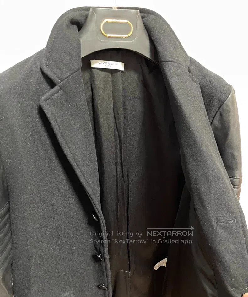 Givenchy Givenchy Men's Leather Patch Windbreaker Jacket Size US M / EU 48-50 / 2 - 6 Thumbnail
