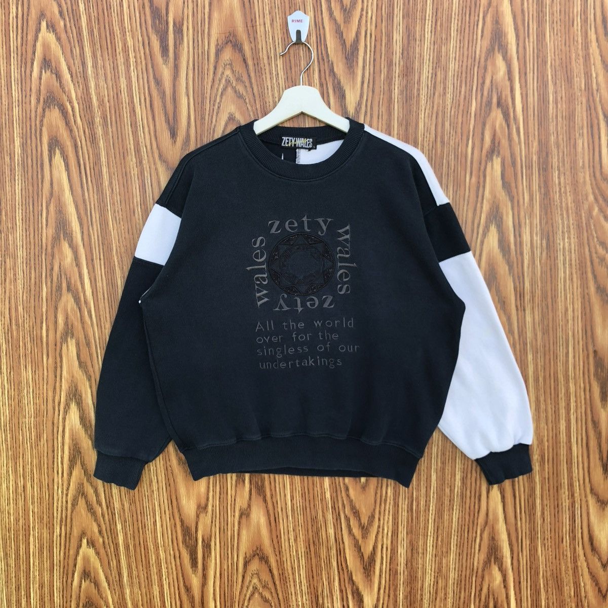 Vintage Vintage Zety Wales Large Logo Sweatshirt Size M / US 6-8 / IT 42-44 - 3 Thumbnail