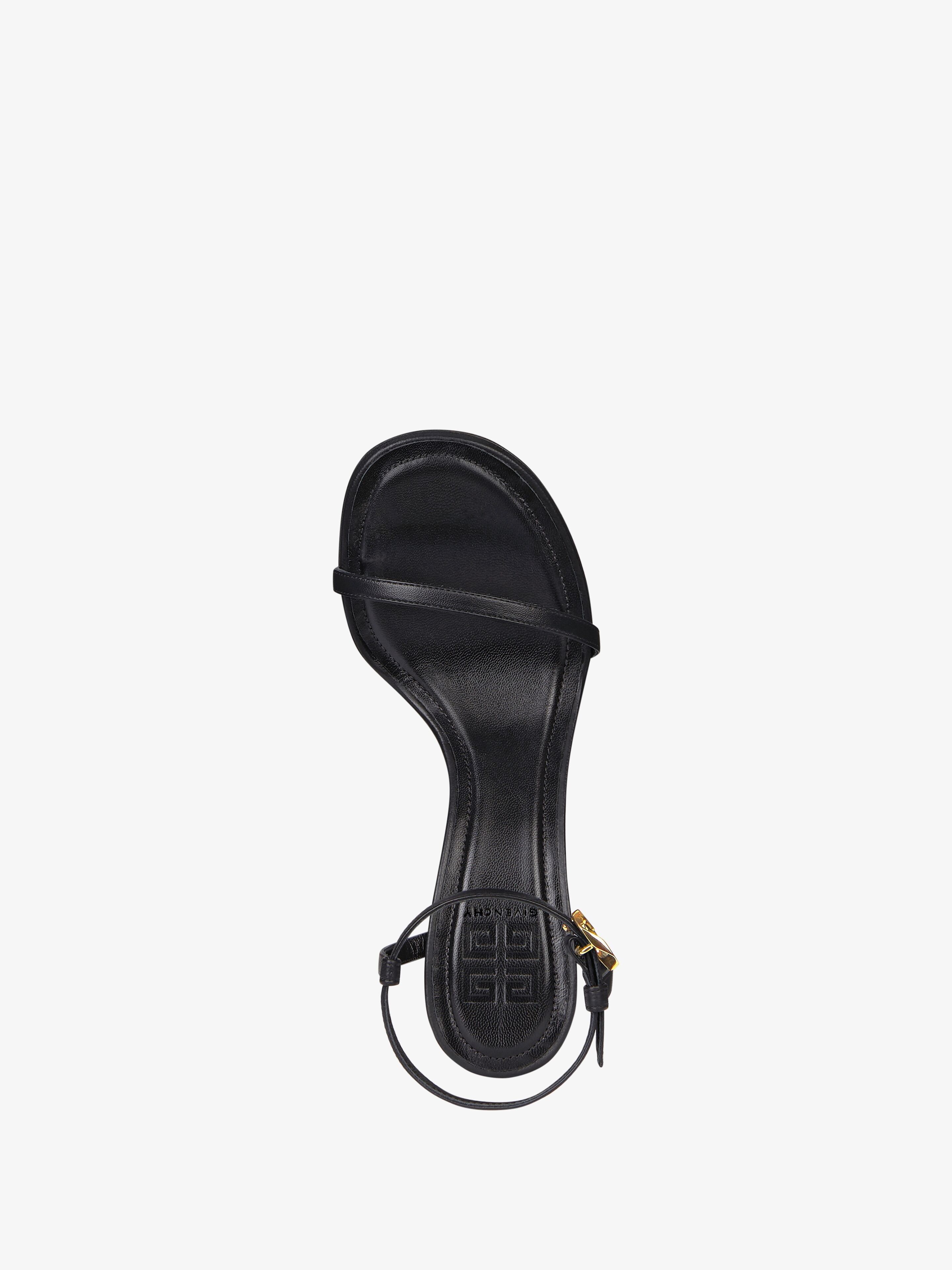 o1srvl11e0525 G Cube Sandals in Black
