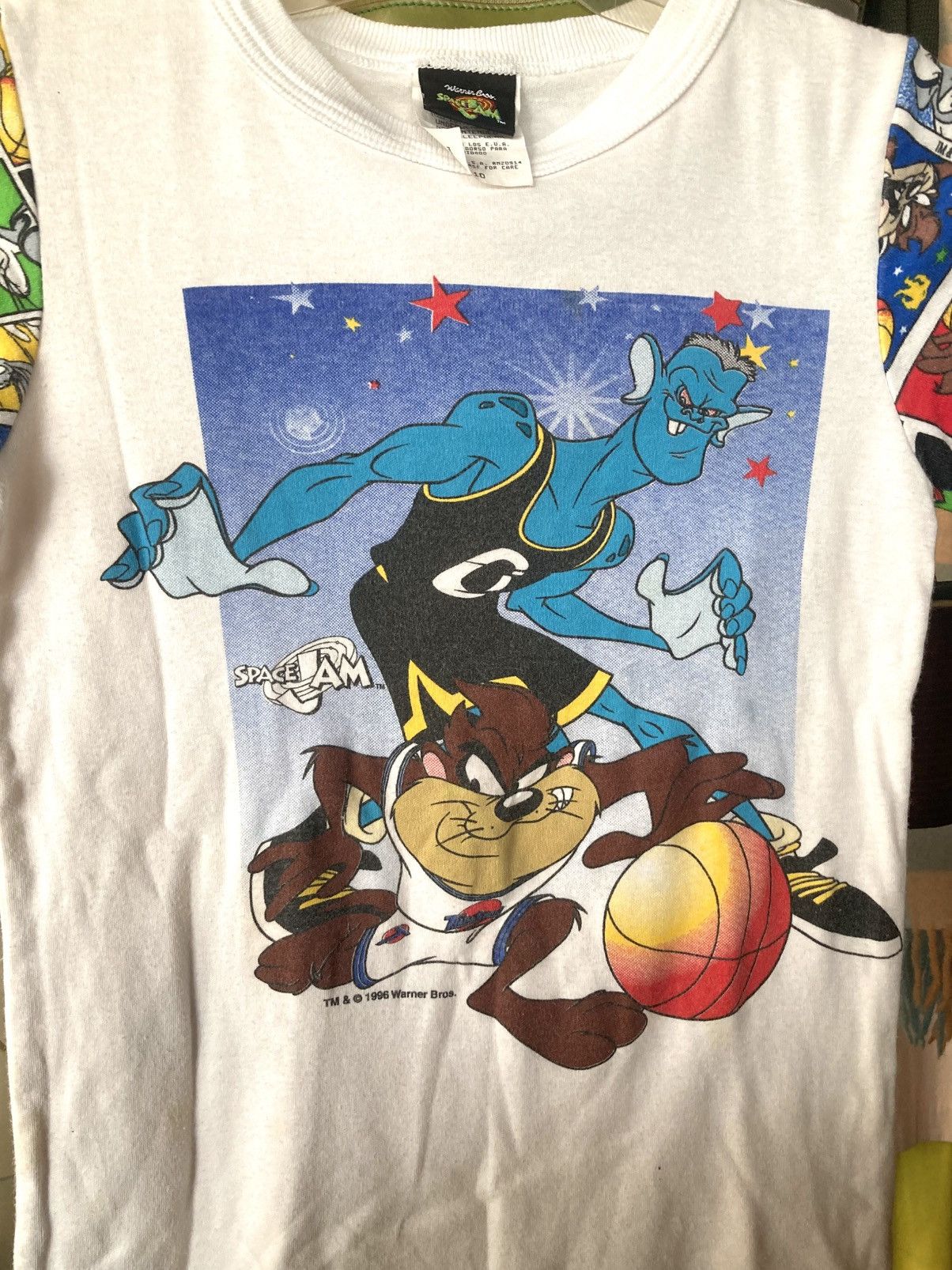 Vintage Vintage ‘96 Space Jam Baby Doll Tee Size XS / US 0-2 / IT 36-38 - 9 Thumbnail