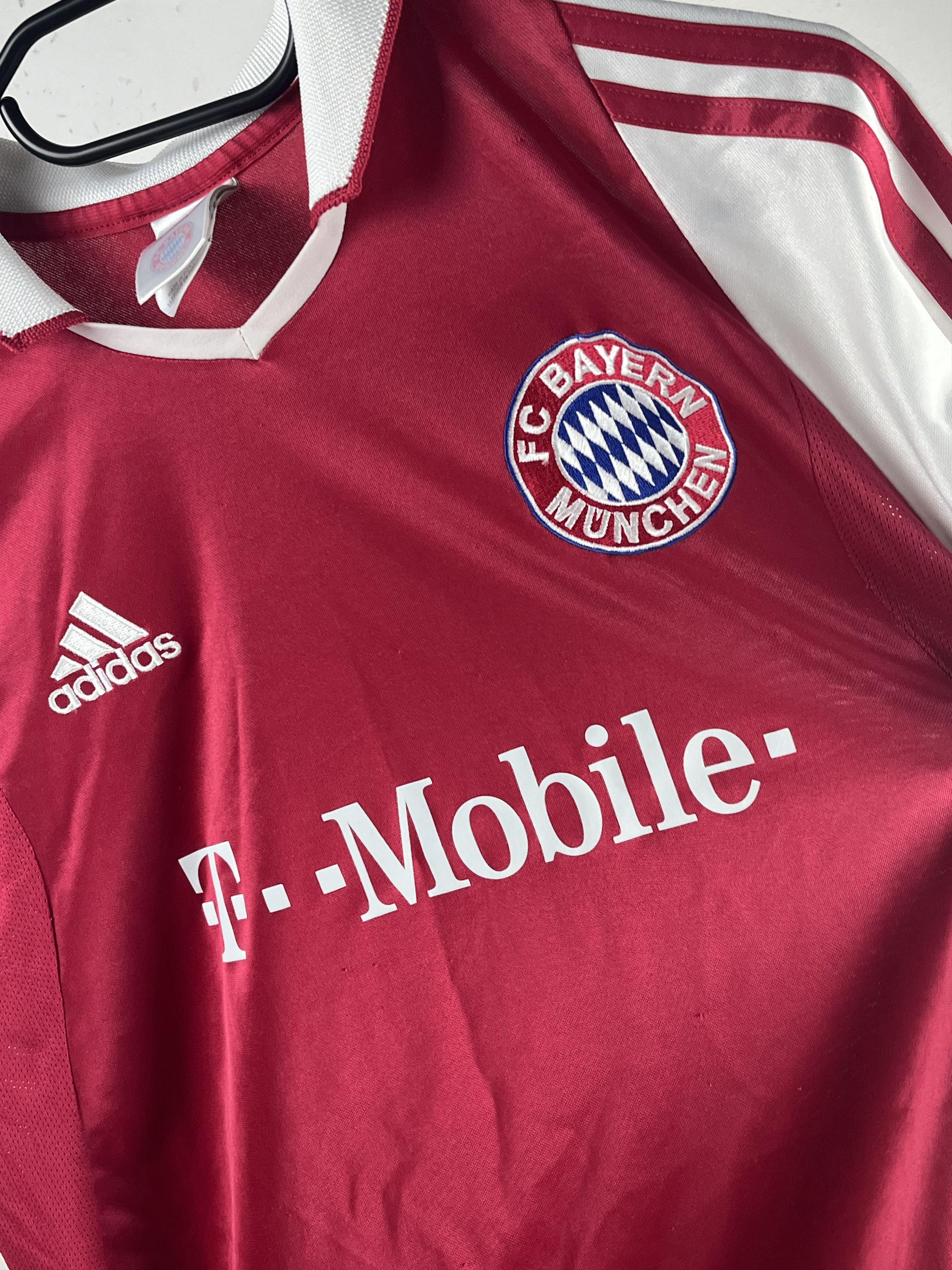 Adidas Bloke Core!Rare Adidas 2003 Bayern Vintage T-Shirt Size US XS / EU 42 / 0 - 6 Thumbnail