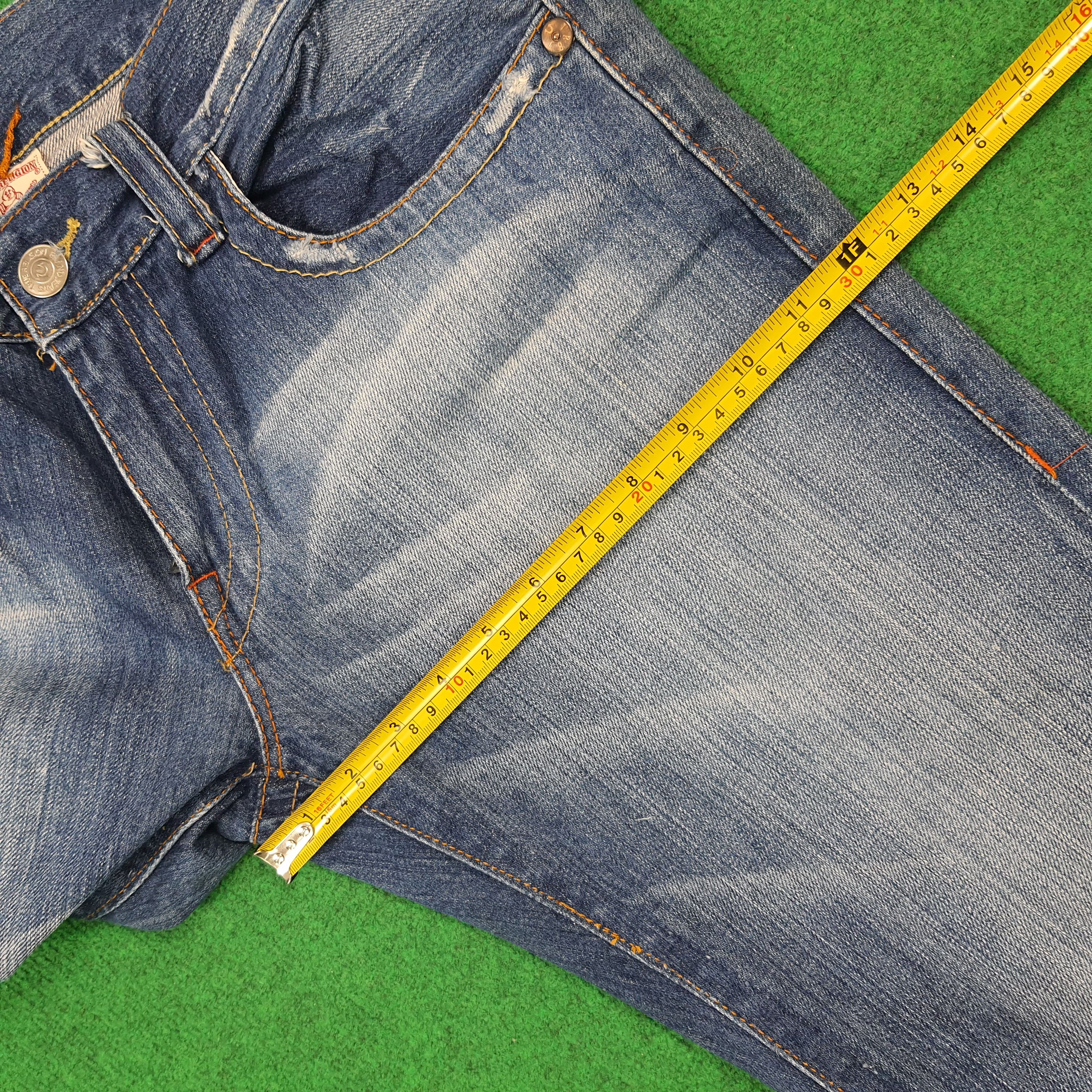 True Religion Vintage True Religion Joey Big Rig Grunge Jeans C297N18 Size US 35 - 13 Thumbnail