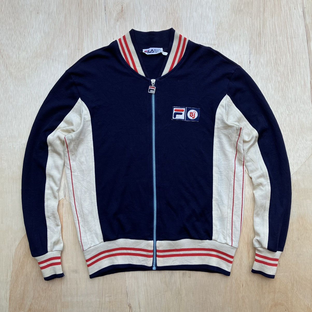 Fila × Vintage FILA BJ VINTAGE RARE TRACKTOP Size US M / EU 48-50 / 2 - 1 Thumbnail