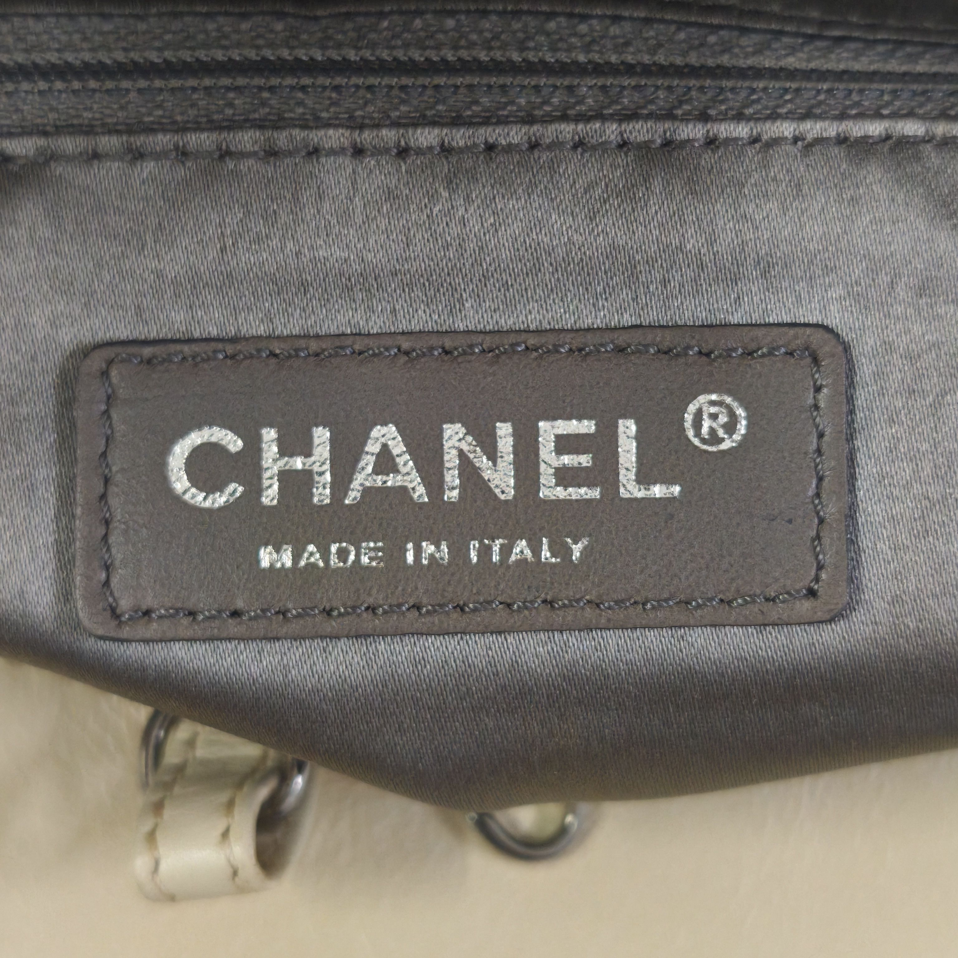 Chanel CHANEL 2008 SOHO CC LOGO CREAM PANELLED HANDBAG Size ONE SIZE - 8 Thumbnail
