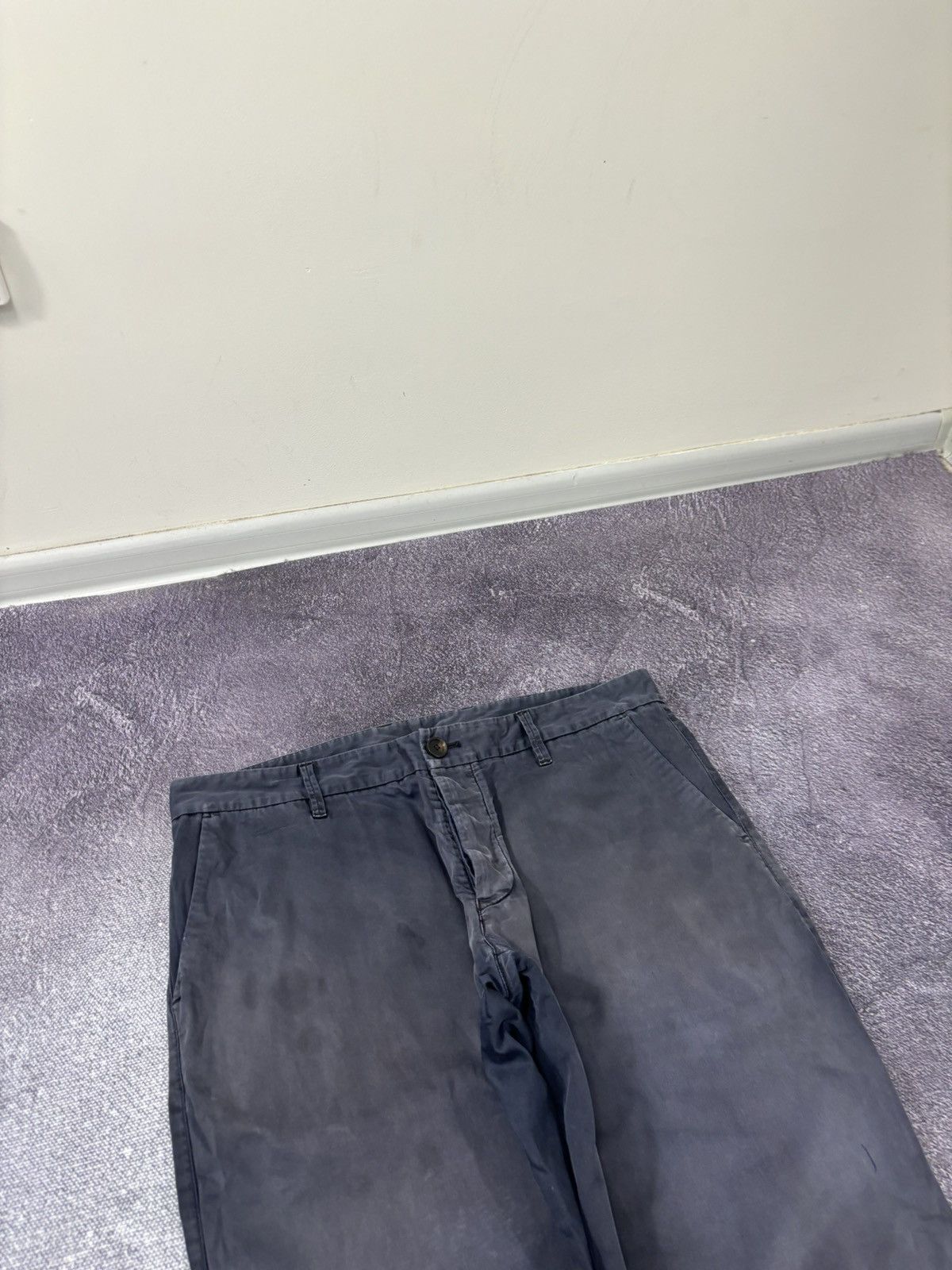 Armani Armani Jeans Men’s Faded Navy Slim Fit Luxury Pants Trousers Size US 34 / EU 50 - 10 Thumbnail