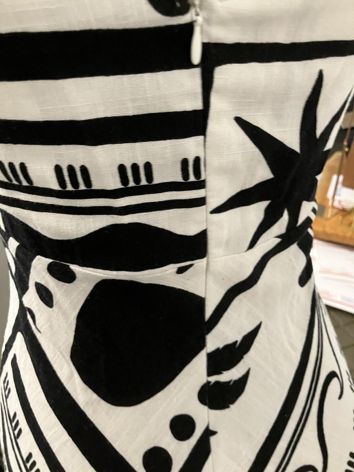Other NWOT Black and White Patterned Sleeveless Maxi Dress Size XS / US 0-2 / IT 36-38 - 10 Thumbnail