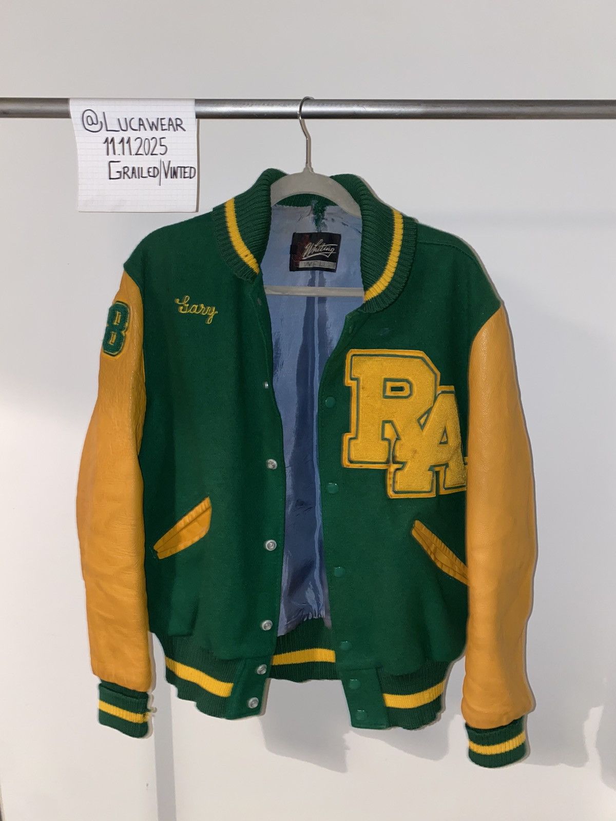 Other Whiting Varsity Jacket Green/Yellow (Vintage) Size US XS / EU 42 / 0 - 1 Thumbnail