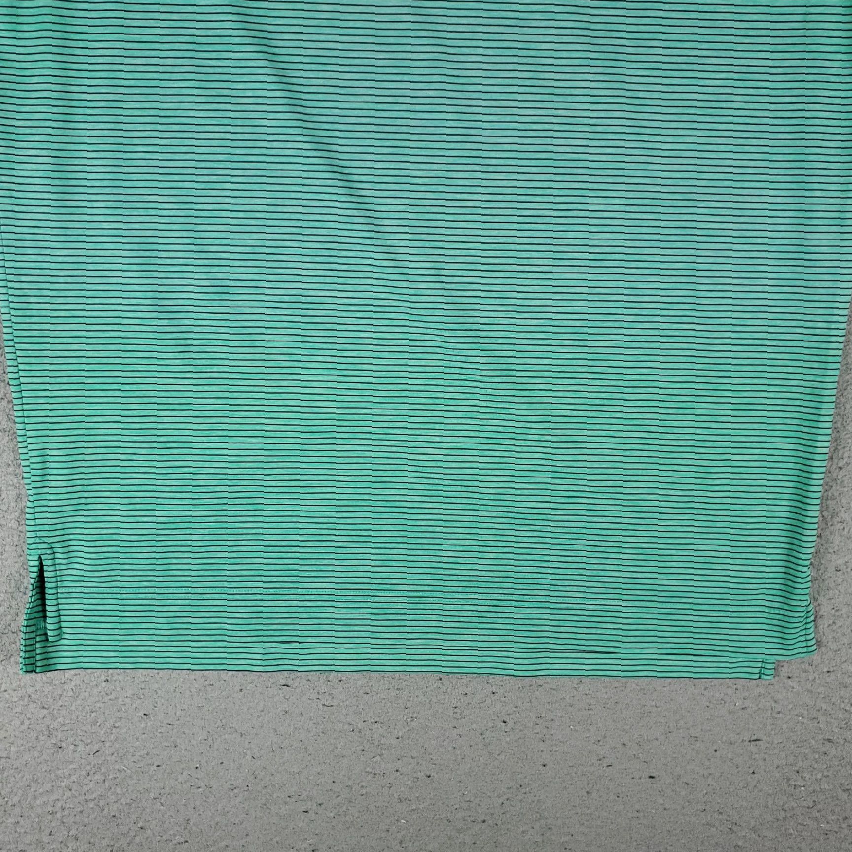Footjoy FJ Polo Shirt Mens Medium Green Striped Golf Casual Short Sleeve Shirt Size US M / EU 48-50 / 2 - 4 Thumbnail