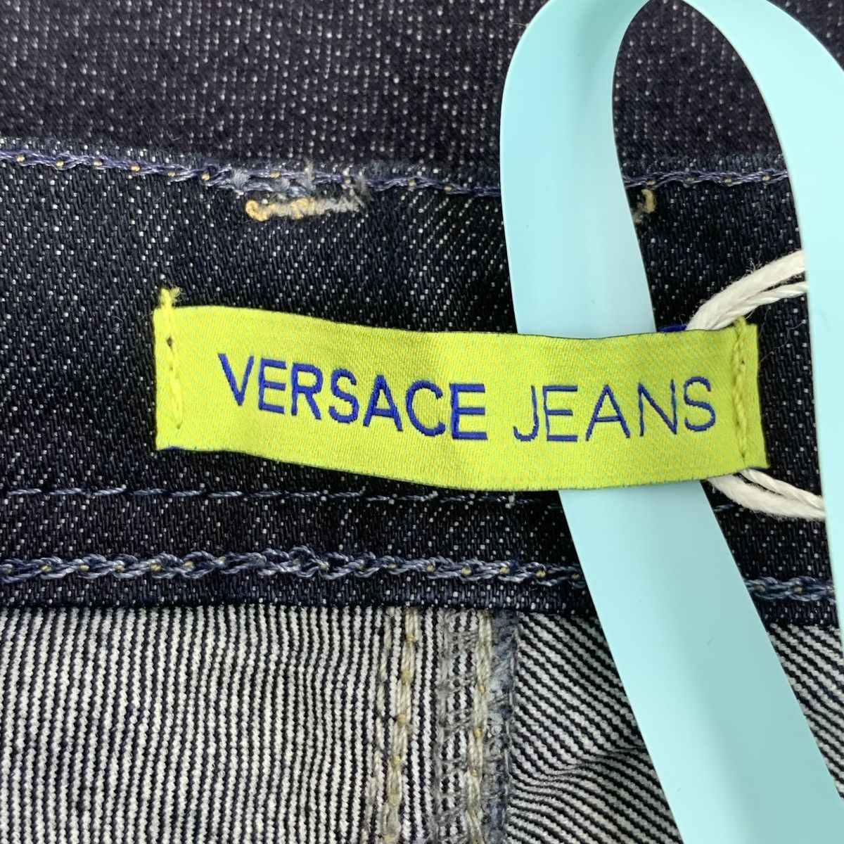 Versace Versace Dark Blue Cotton Casual Denim Pants K26WX Size 27" / US 4 / IT 40 - 7 Thumbnail