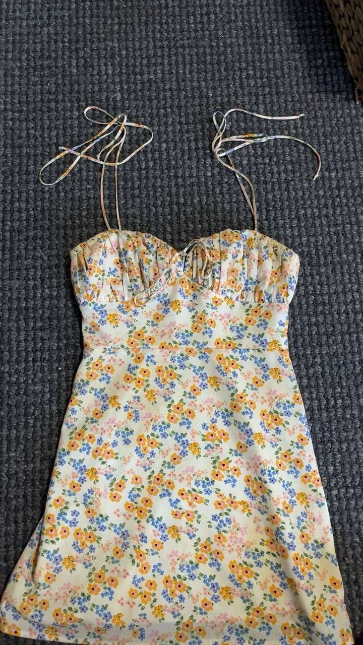 Other Gnda yellow floral dress Size XS / US 0-2 / IT 36-38 - 1 Thumbnail