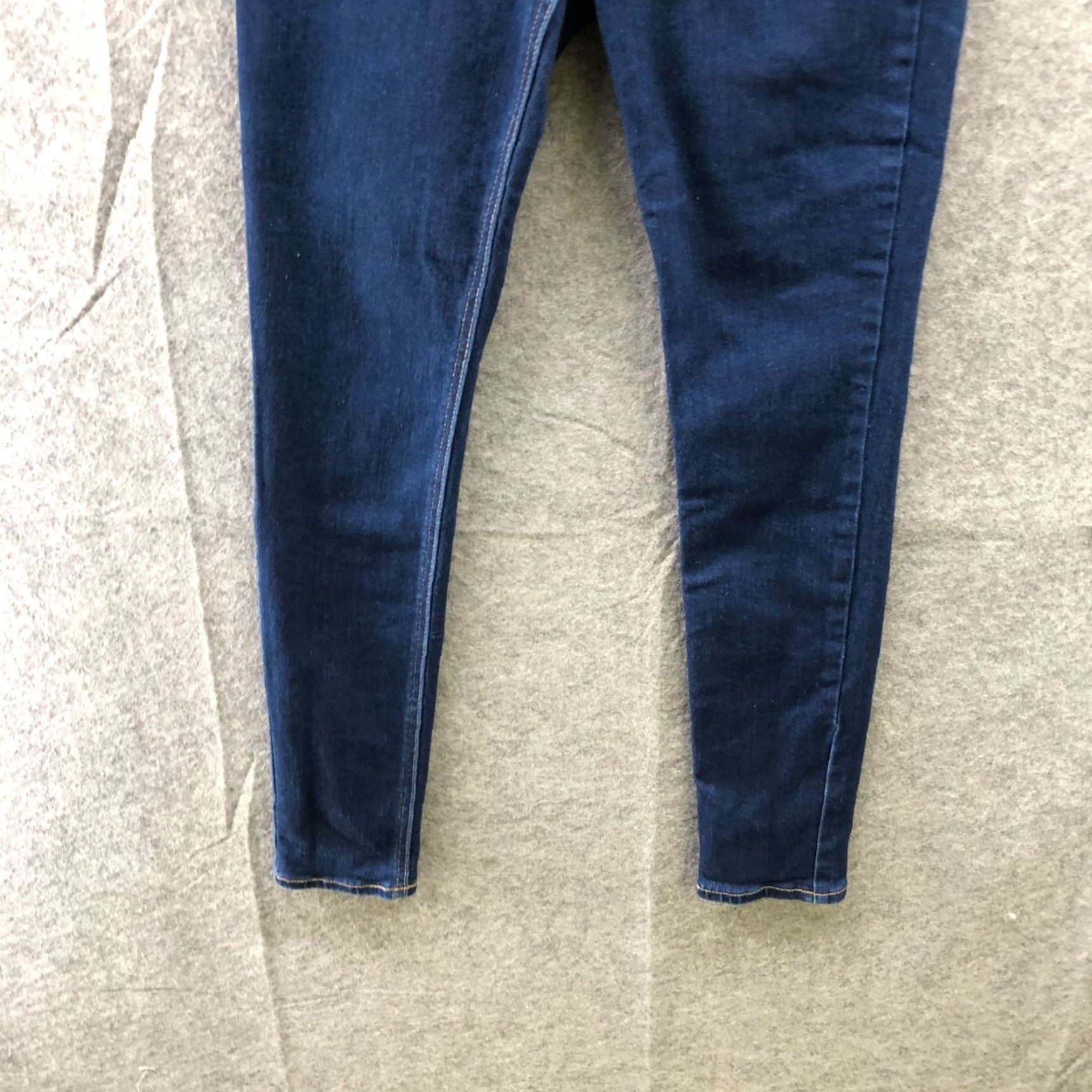 Old Navy Old Navy High Rise Super Skinny Jeans Womens Size 8 Blue Dark Wash Stretch Denim Size 30" / US 8 / IT 44 - 4 Thumbnail