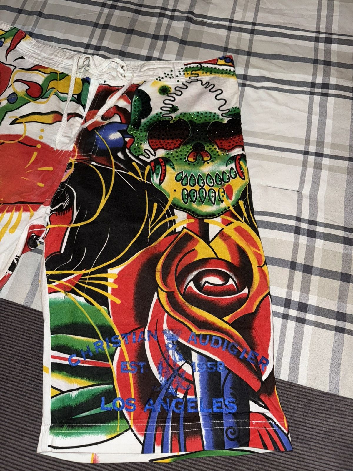 Christian Audigier × Ed Hardy Christian Audigier Shorts Size US 34 / EU 50 - 5 Thumbnail