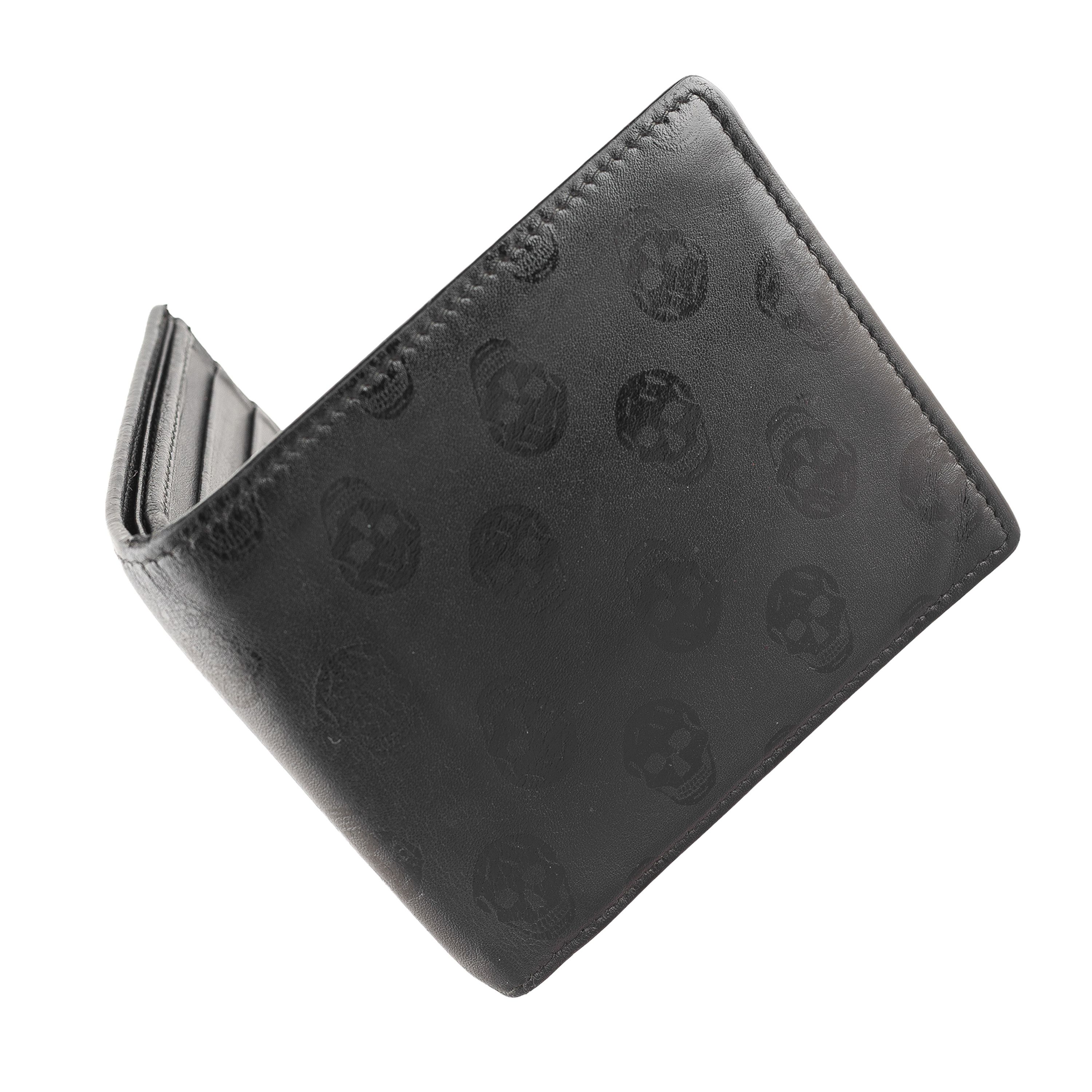 Alexander McQueen Alexander McQueen 2021 Biker Black Skull Wallet Size ONE SIZE - 1 Thumbnail