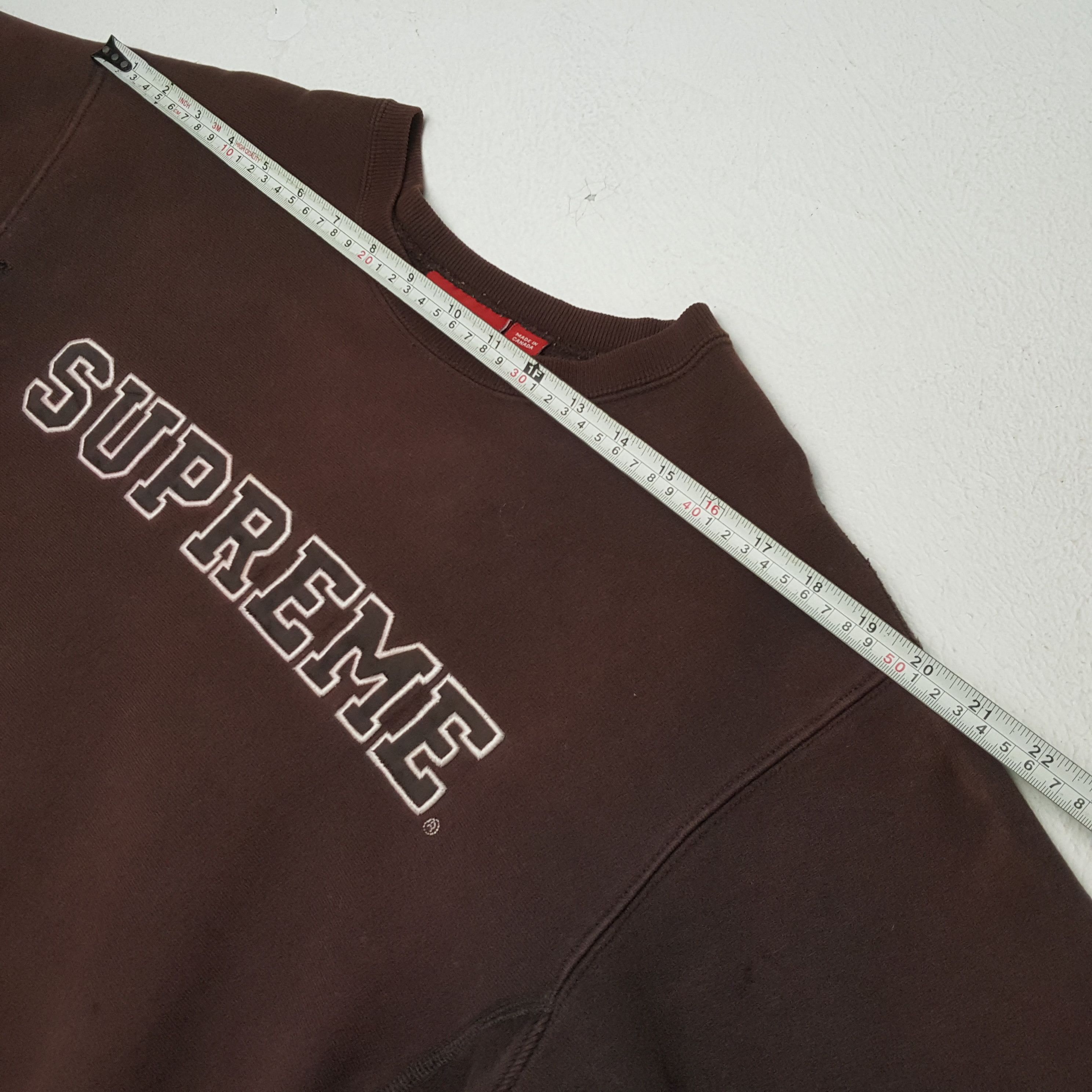Supreme × Vintage Vintage SUPREME Streetwear Skateboard Style Sweatshirts Size US L / EU 52-54 / 3 - 4 Thumbnail