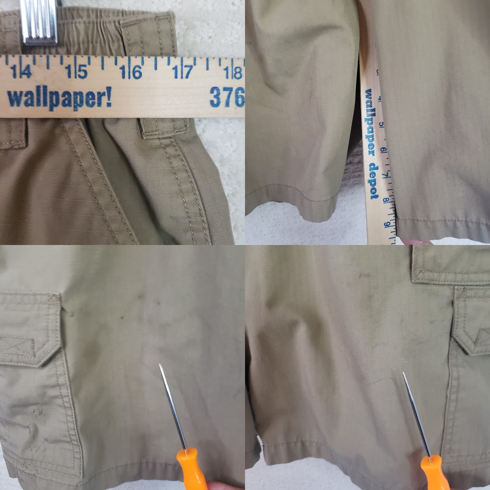Vintage 5.11 Tactical Cargo Shorts Men's 34 X 9 Tan Khaki Utility Pockets Work Size US 34 / EU 50 - 9 Thumbnail