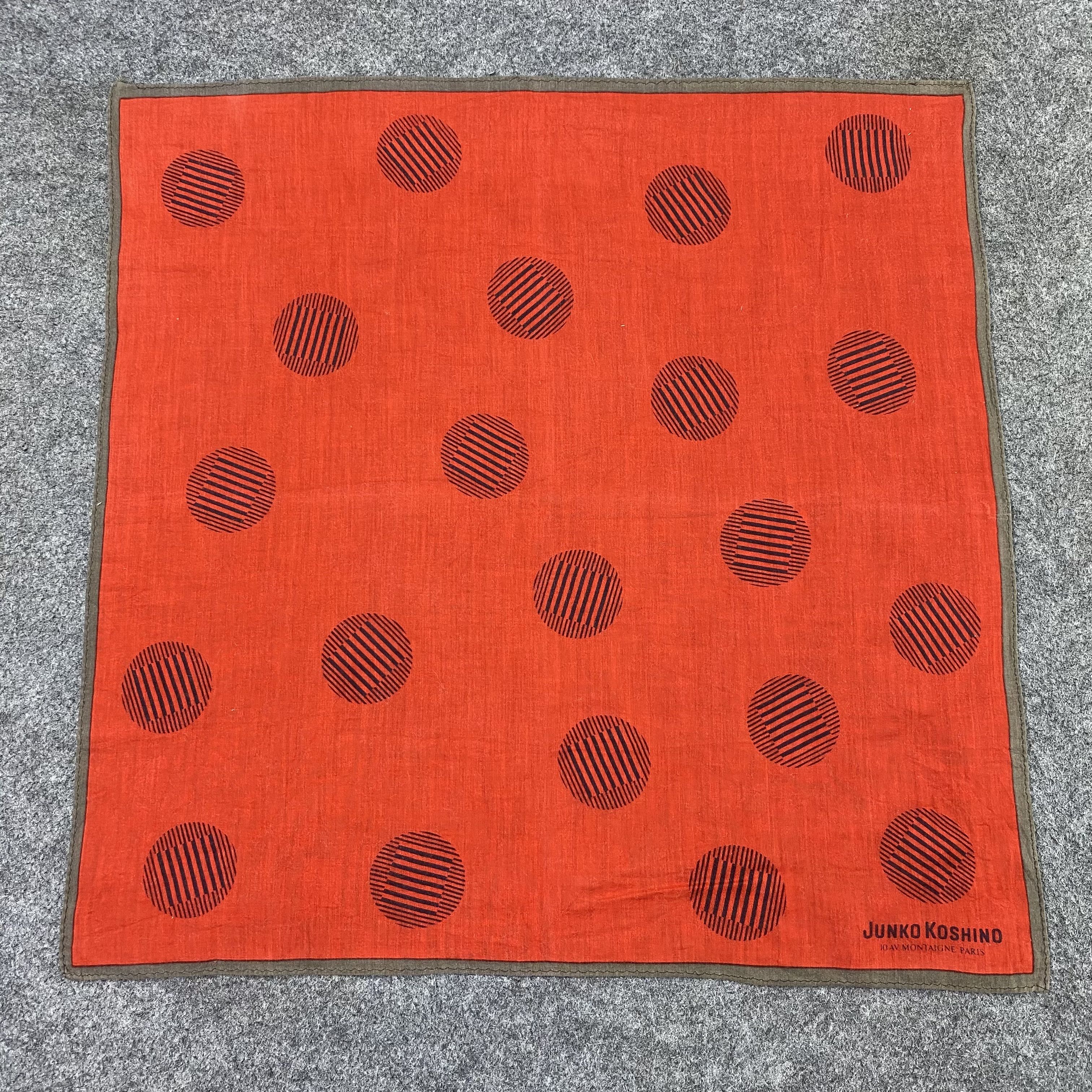 Japanese Brand Junko Koshino Handkerchief / Bandana / Neckerchief-B2337 Size ONE SIZE - 3 Thumbnail