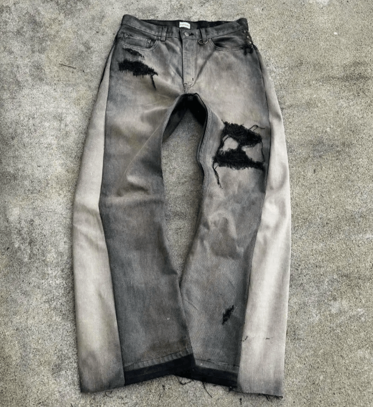 Japanese Brand American Hip Hop Mens Jeans Size US 30 / EU 46 - 7 Thumbnail