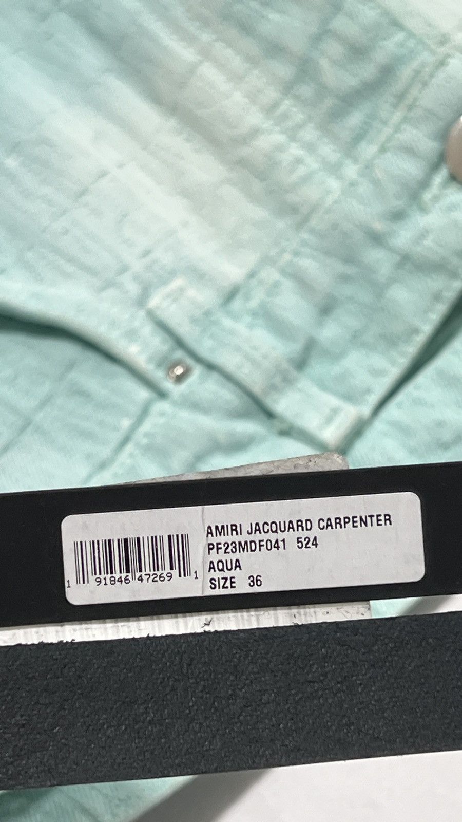 Amiri Amiri Carpenter Aqua Pants Size US 36 / EU 52 - 4 Thumbnail