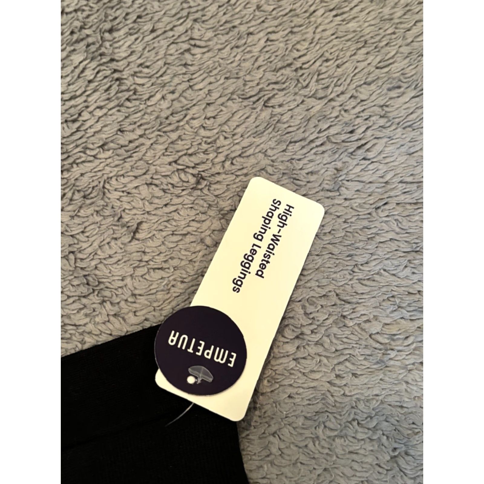 Vintage Empetua High Waisted Shaping Leggings Womens 2XL Black Athletic Workout Size 40" / US 18 - 2 Thumbnail