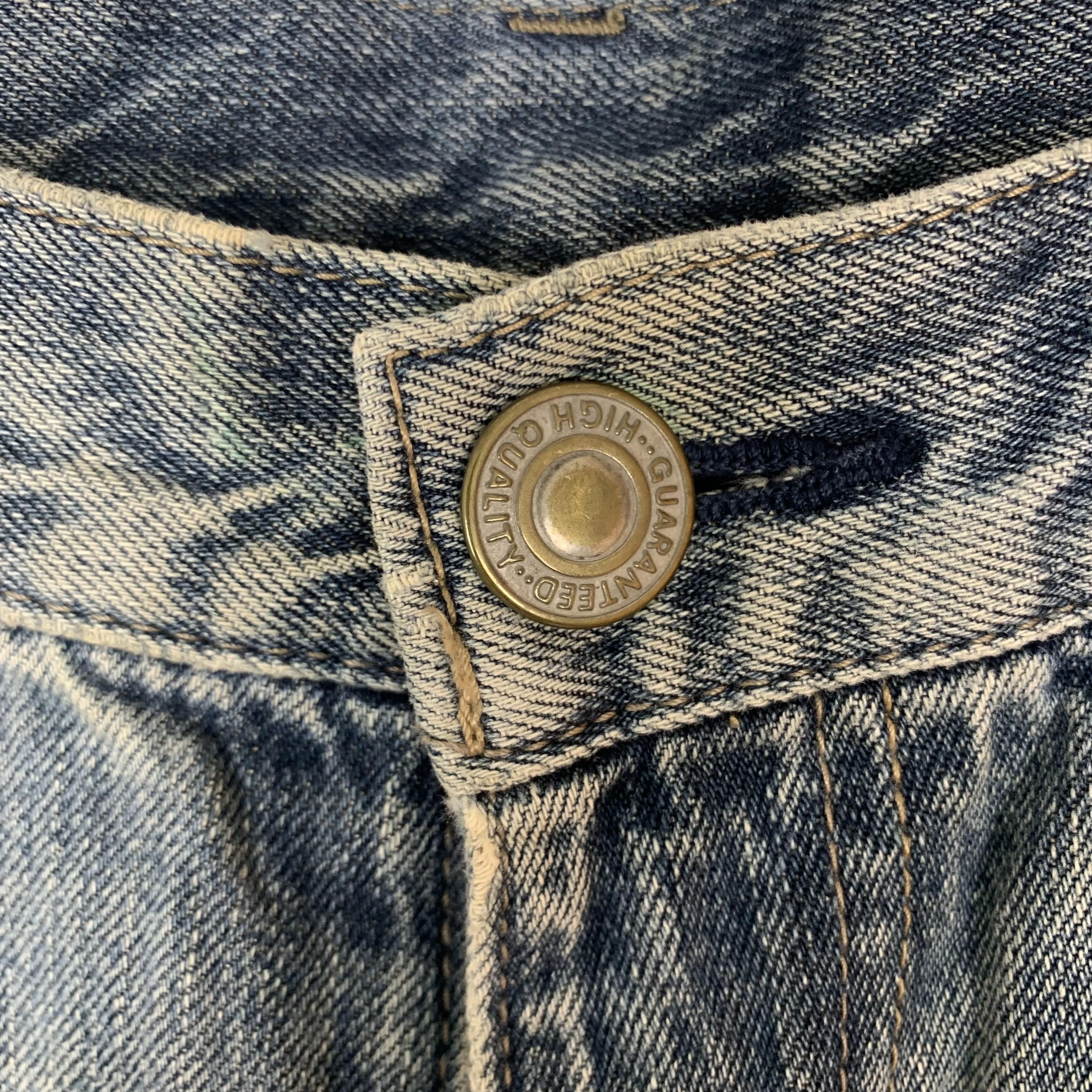 Japanese Brand Vintage 90s Topvalu Japan Slim fit Jeans Streetwear Size US 30 / EU 46 - 3 Thumbnail