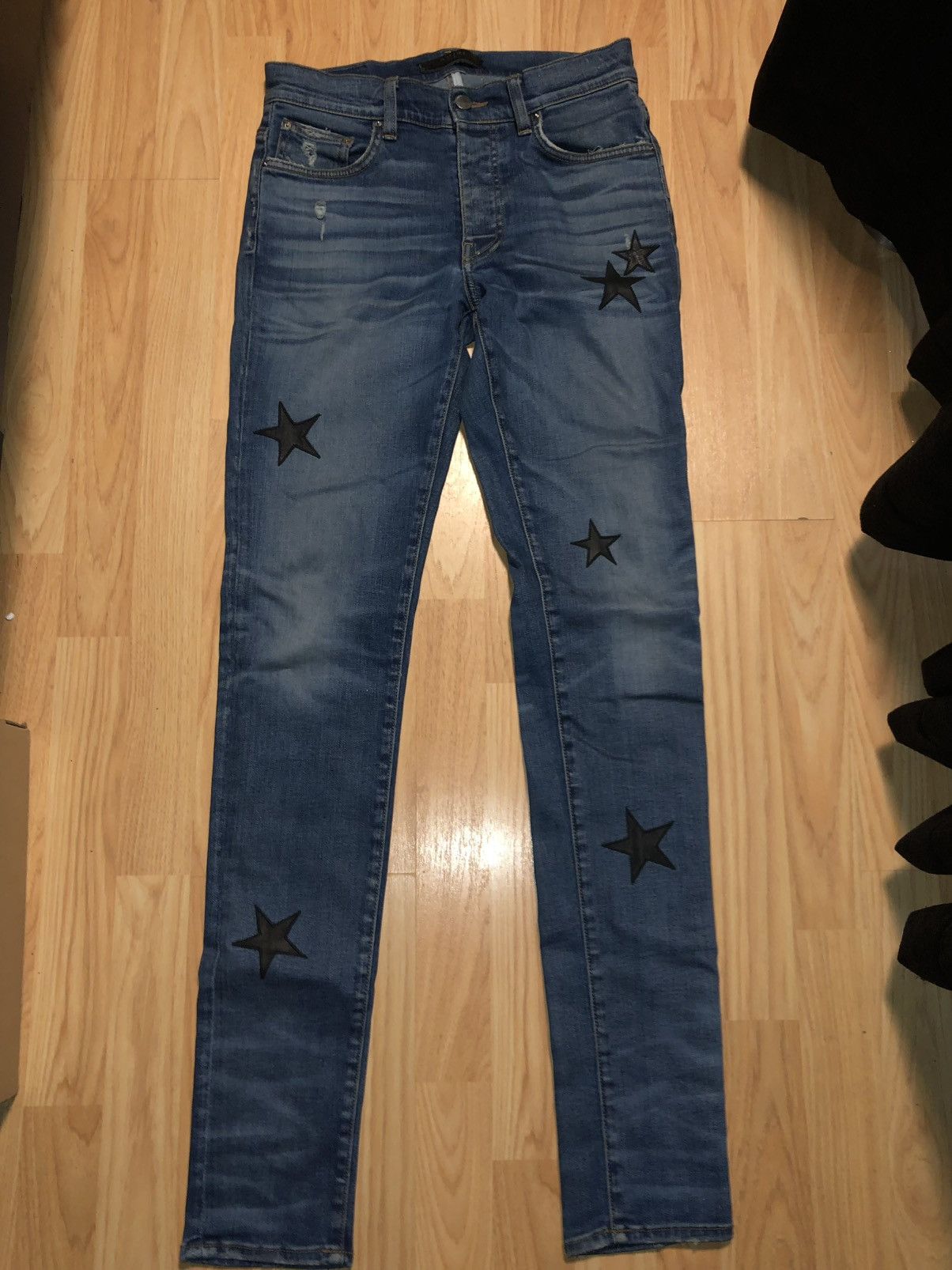 Amiri Amiri MX1 Star Patch Jean - Size 30 Size US 30 / EU 46 - 1 Thumbnail