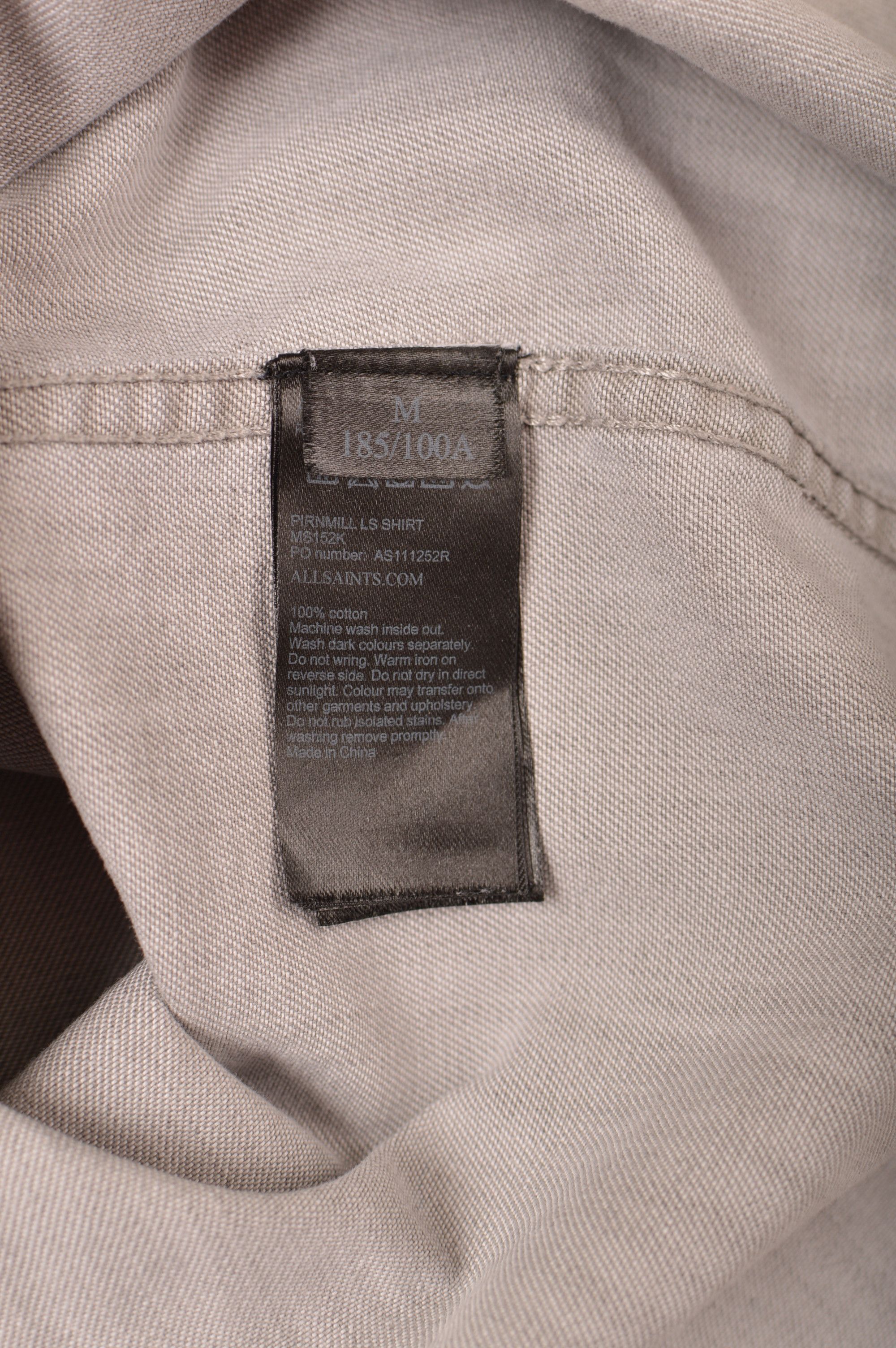 Allsaints Allsaints Pirnmill LS Shirt Corduroy Collar Denim Shirt Size US M / EU 48-50 / 2 - 6 Thumbnail