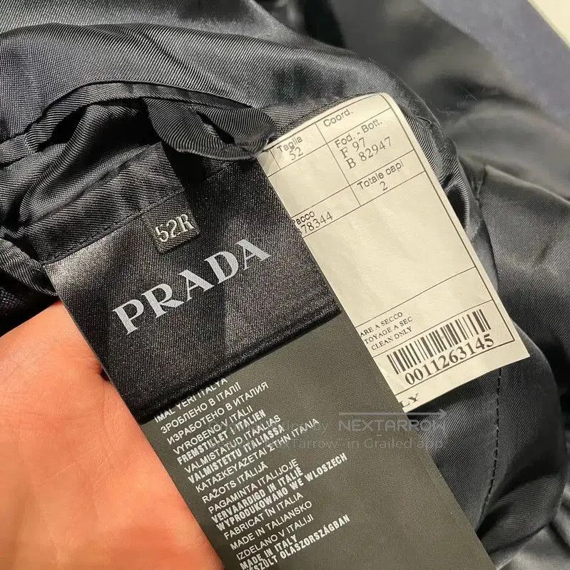 Prada Prada Men's Blue Oversized Jacket. Size US XL / EU 56 / 4 - 3 Thumbnail