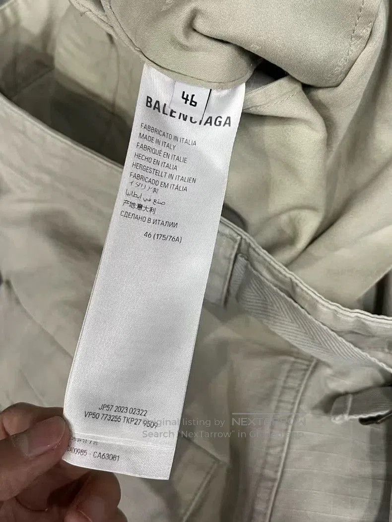 Balenciaga Balenciaga Cargo Pants with Tags Attached. Size US 44 / EU 60 - 6 Thumbnail