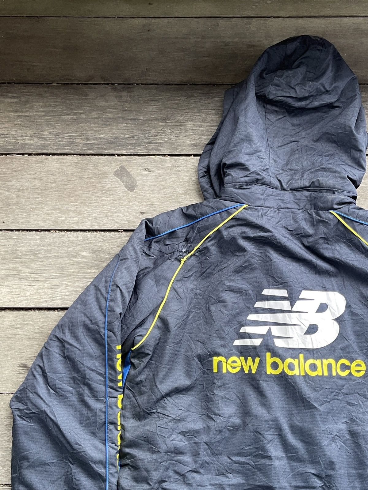 Japanese Brand × New Balance NEW BALANCE FULLZIPPER WITH BUTTON JACKET Size US XL / EU 56 / 4 - 10 Thumbnail