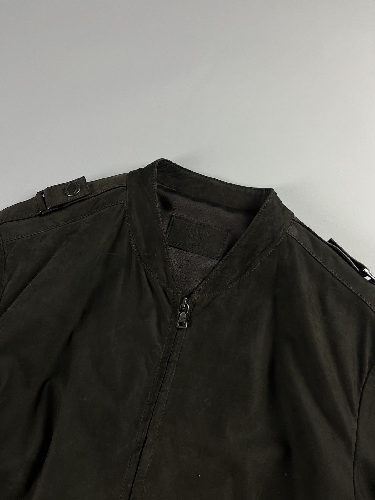 Prada Prada Brown Premium Leather Jacket SS 2007 Size US M / EU 48-50 / 2 - 5 Thumbnail