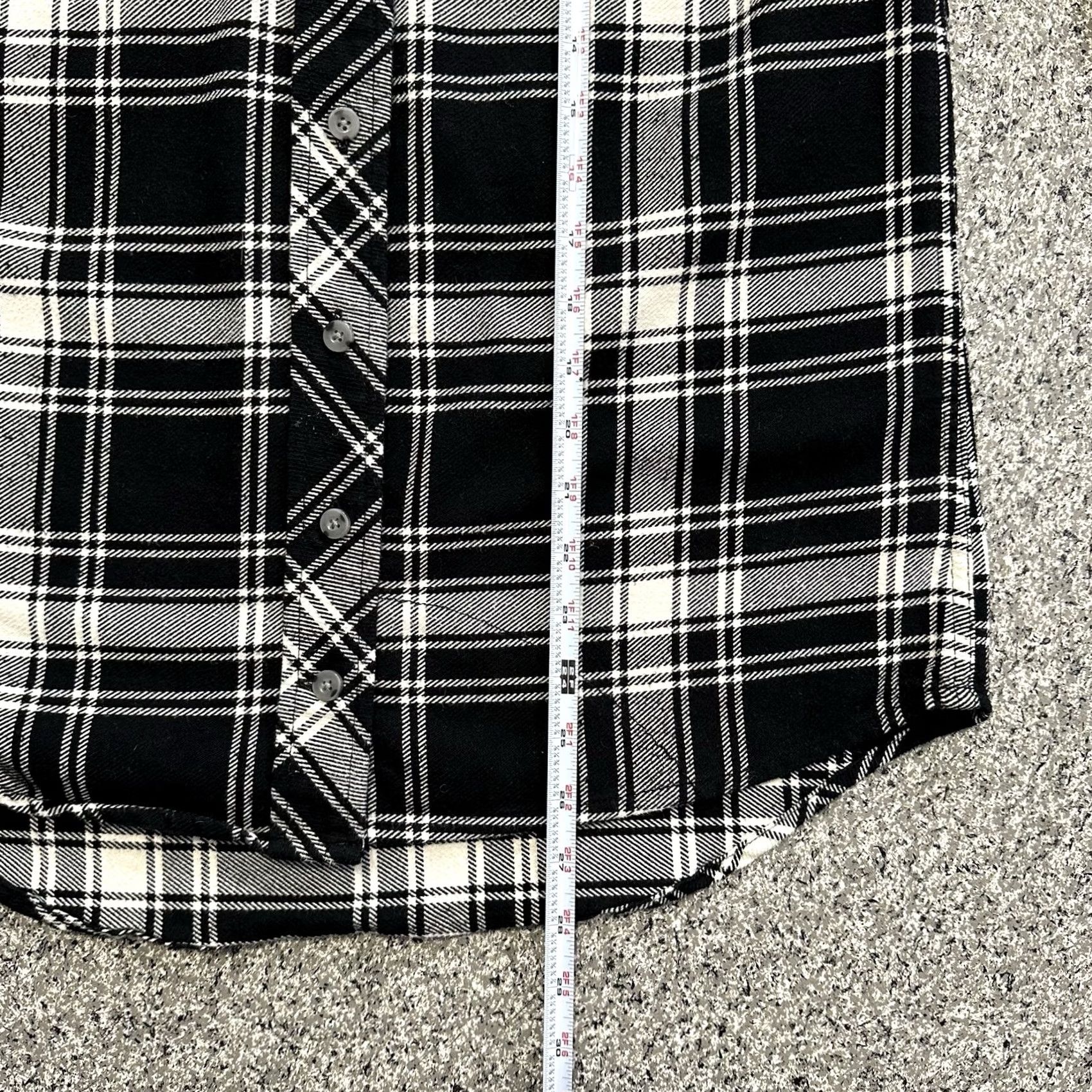 Vintage Duluth Shirt Womens S Black Plaid Flannel Cotton Long Sleeve Button-Up Vintage? Size S / US 4 / IT 40 - 5 Thumbnail