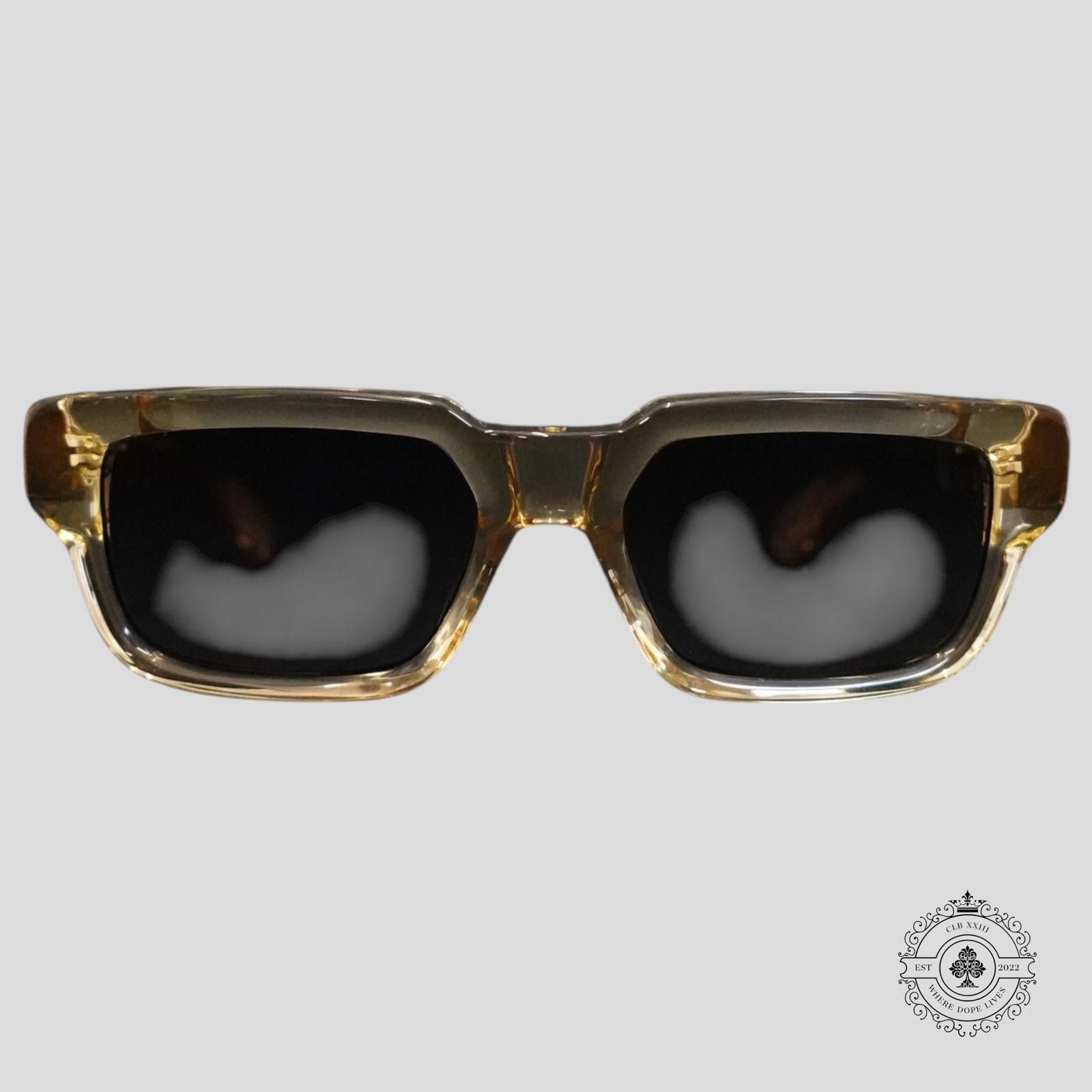 Chrome Hearts Chrome Hearts 2 Thick Sunglasses in Clear/Gold Size ONE SIZE - 2 Thumbnail