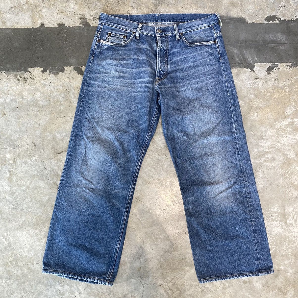 Y-3 Vintage Yohji Yamamoto Y-3 X Adidas SS05 Three Stripes Jean Size US 34 / EU 50 - 3 Thumbnail
