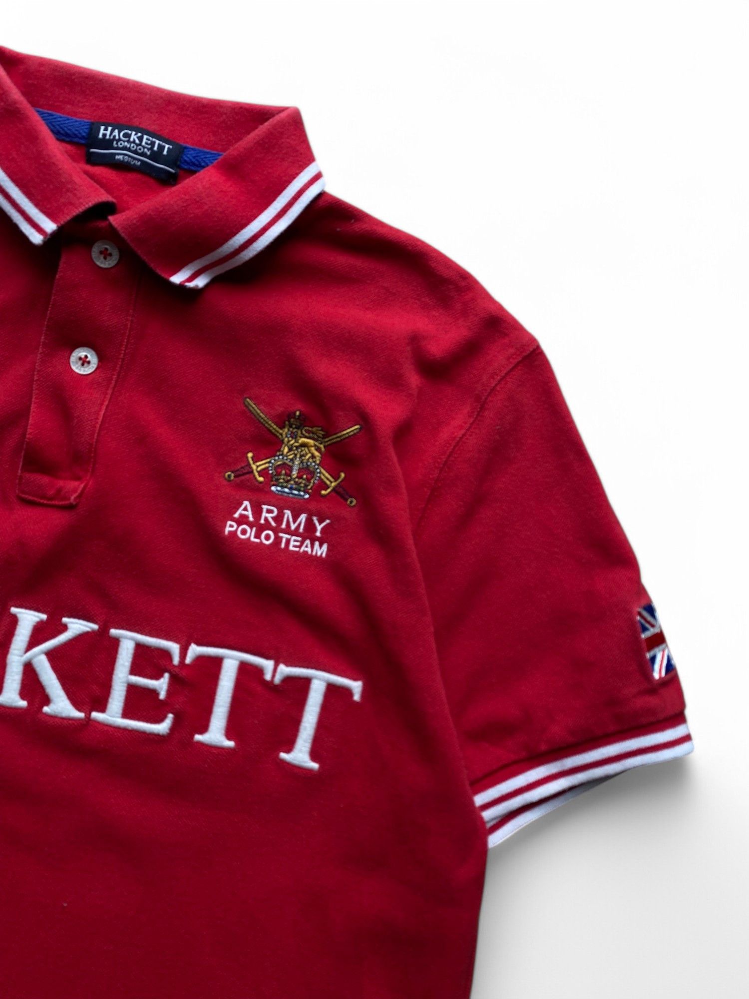 Hackett × Vintage Hackett Polo Shirt polo army team Size US M / EU 48-50 / 2 - 3 Thumbnail