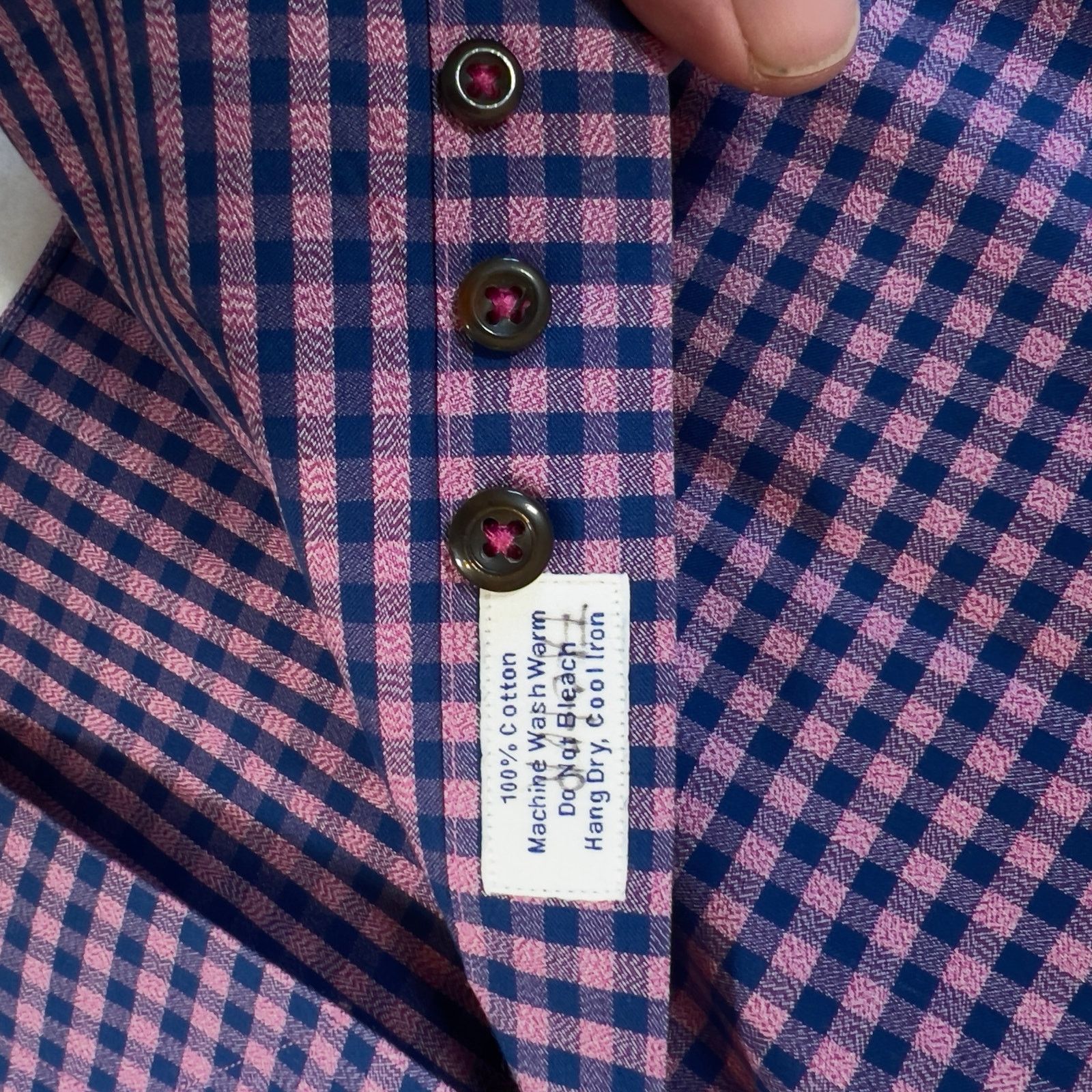 David Donahue David Donahue Button Shirt Men XL Purple Blue Premium Cotton Size US XL / EU 56 / 4 - 8 Thumbnail