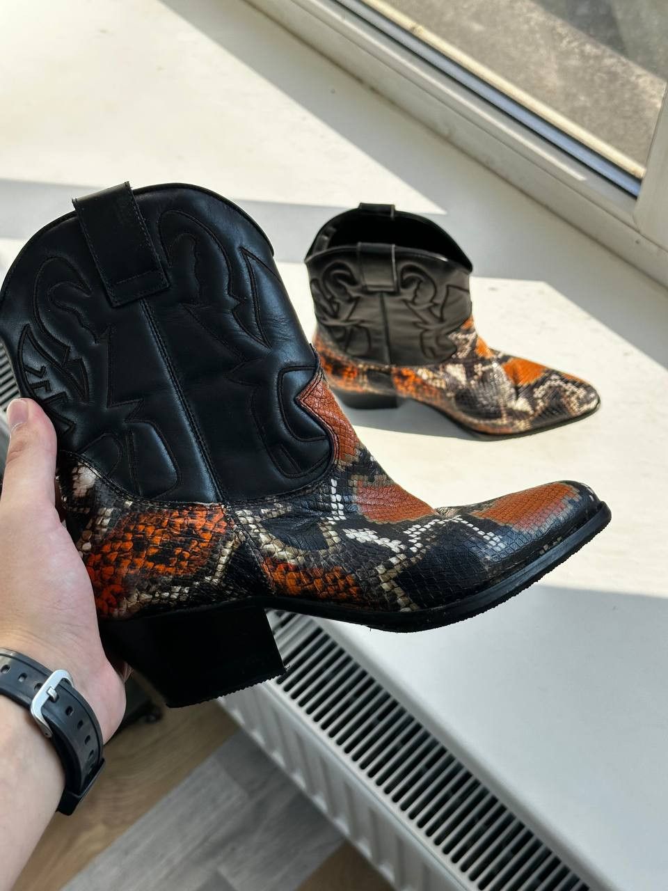Custommade Custommade Cowboy Boots Rodeo Hype Snake Skin Pattern Size US 8 / IT 38 - 5 Thumbnail