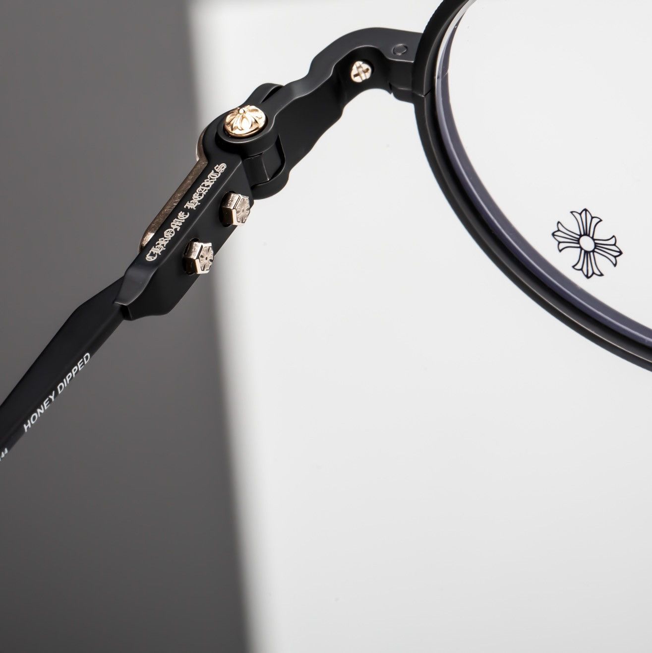 Chrome Hearts CHROME HEARTS HONEY DIPPED BLACK-18KGP GLASSES Size ONE SIZE - 5 Thumbnail