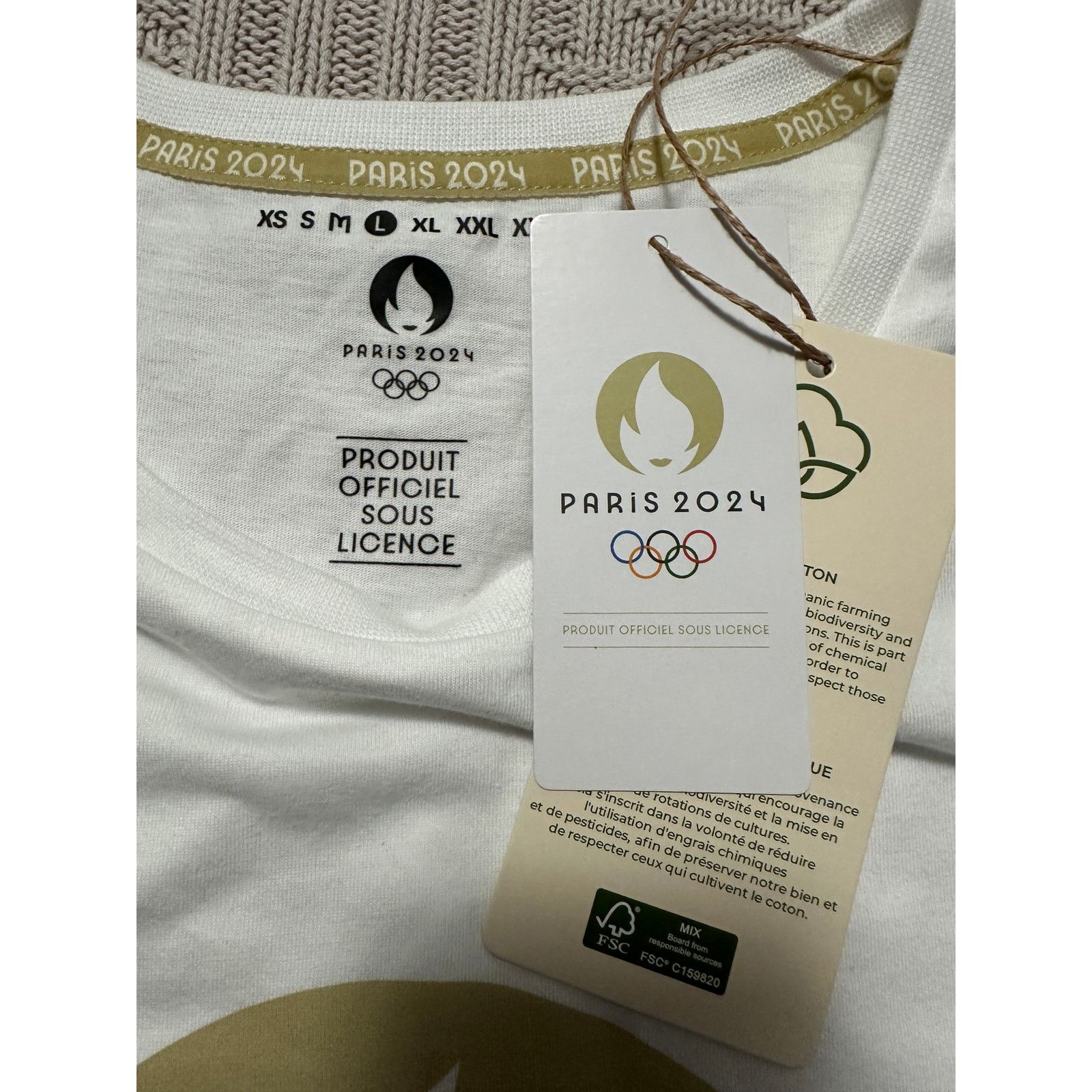 Other Paris Olympics 2024 graphic tee size L NWT Size L / US 10 / IT 46 - 4 Thumbnail