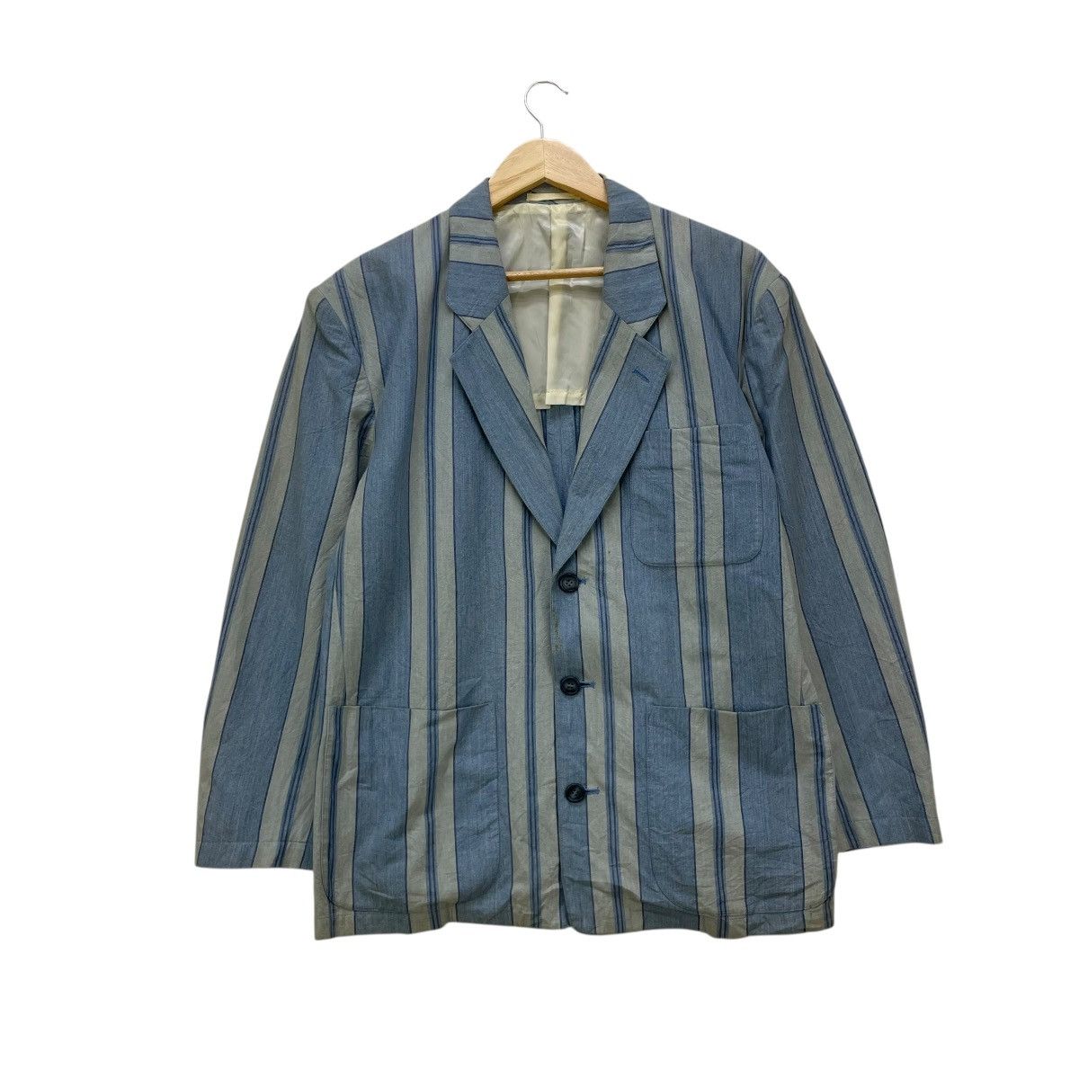 Japanese Brand Vintage Orb Stripe Jacket Size US M / EU 48-50 / 2 - 1 Thumbnail