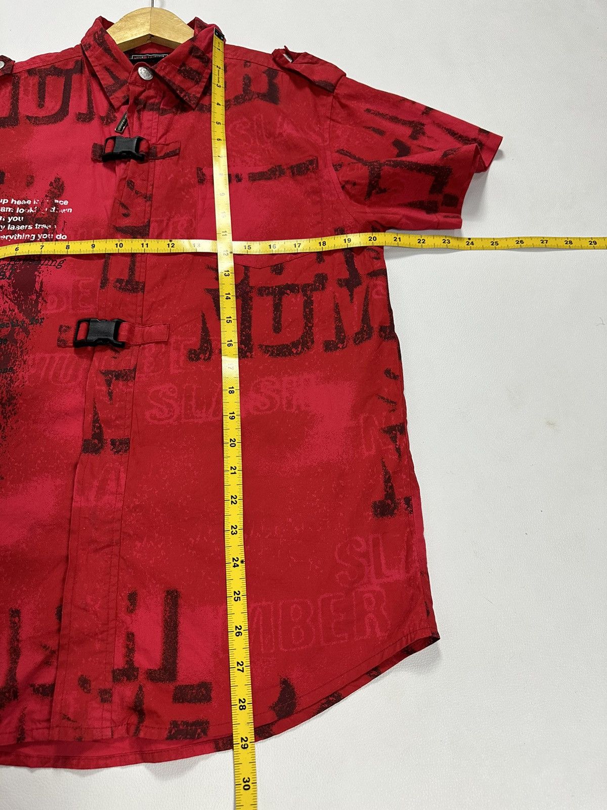 Other Slash Number Zipper Shirt Punk Bondage Gravity Style Size US M / EU 48-50 / 2 - 18 Thumbnail