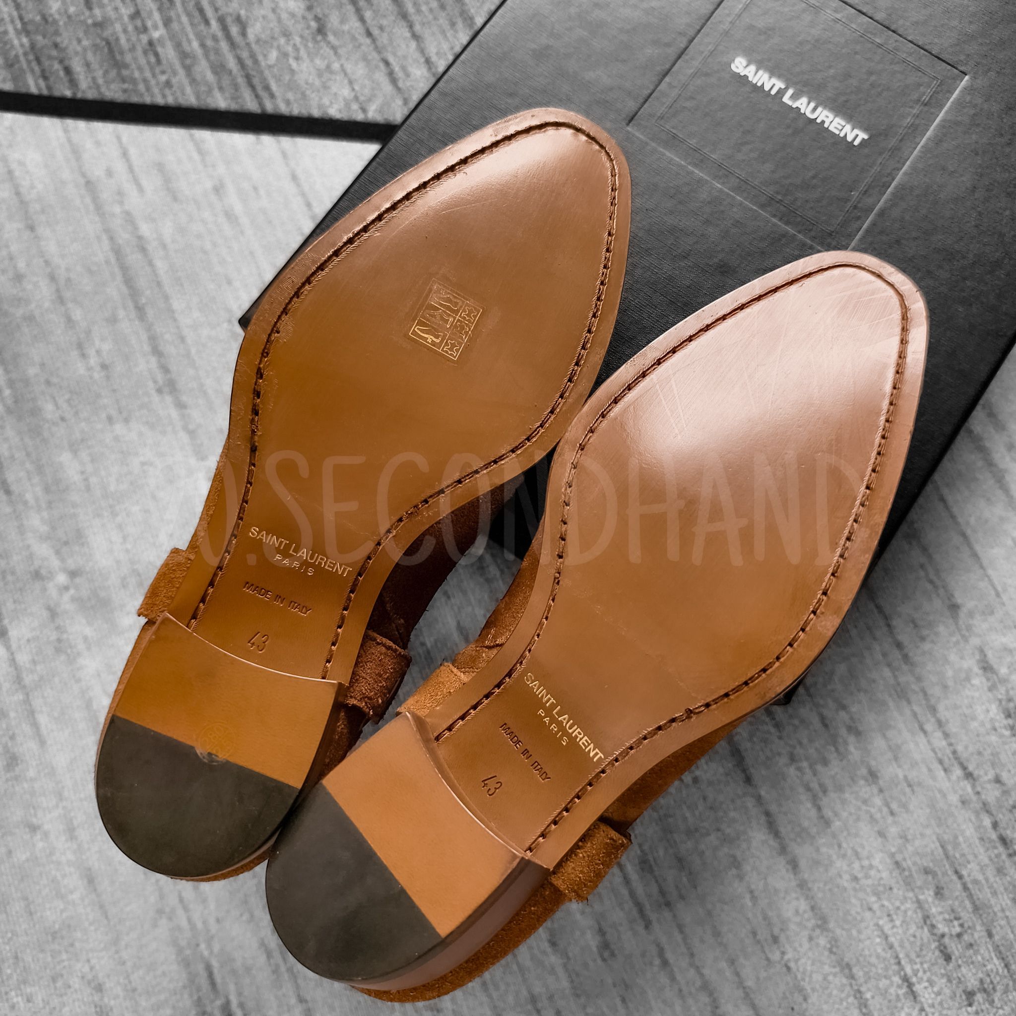 Saint Laurent Paris Saint Laurent Paris Wyatt Harness Boots In Suede Size US 10 / EU 43 - 4 Thumbnail