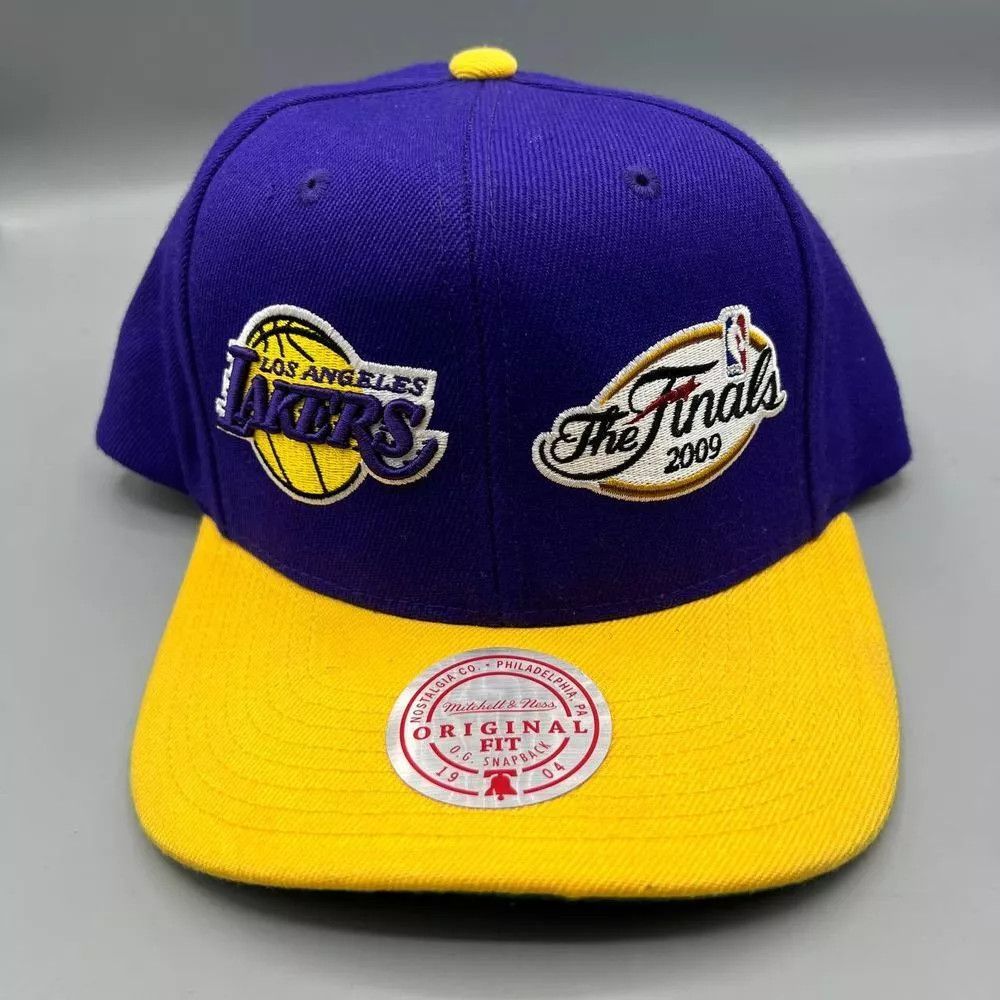 Mitchell & Ness Los Angeles LA Lakers Hat Men The Finals 2009 Snap Back Cap Size ONE SIZE - 1 Thumbnail