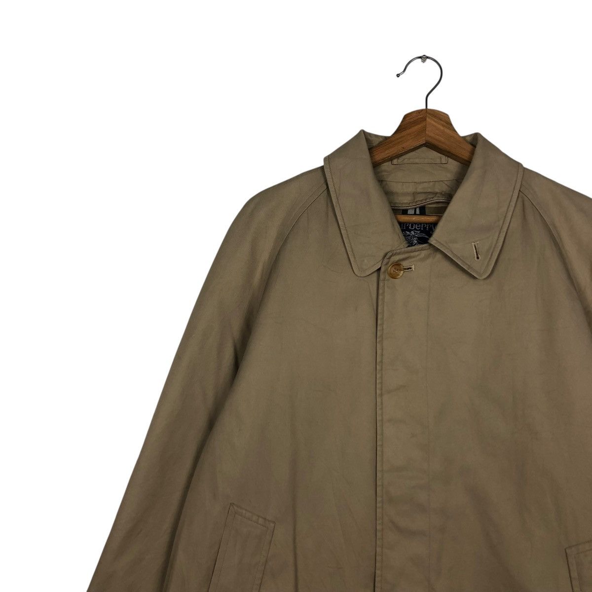Burberry 🔥VINTAGE LONG JACKET BURBERRYS NOVA CHECK BLANKET Size US M / EU 48-50 / 2 - 11 Thumbnail