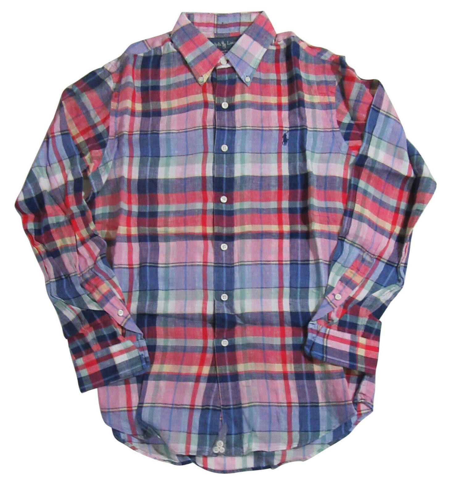 Polo Ralph Lauren Polo Ralph Lauren Mens Custom Fit Button Down Shirt M Size US M / EU 48-50 / 2 - 1 Thumbnail