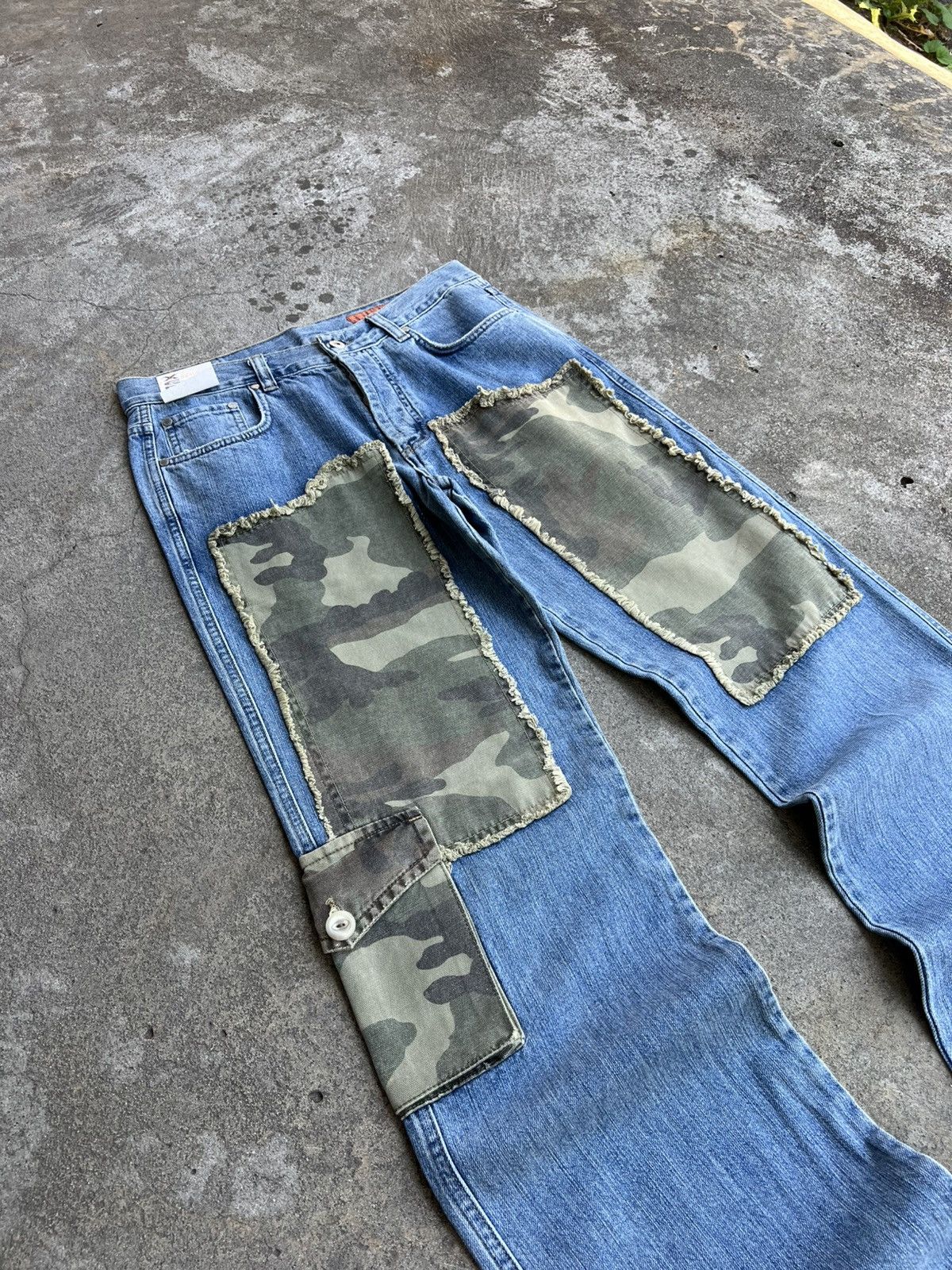 Other Crazy japanese If Six Was Nine Type Camo Avant garde Jeans Size US 32 / EU 48 - 5 Thumbnail