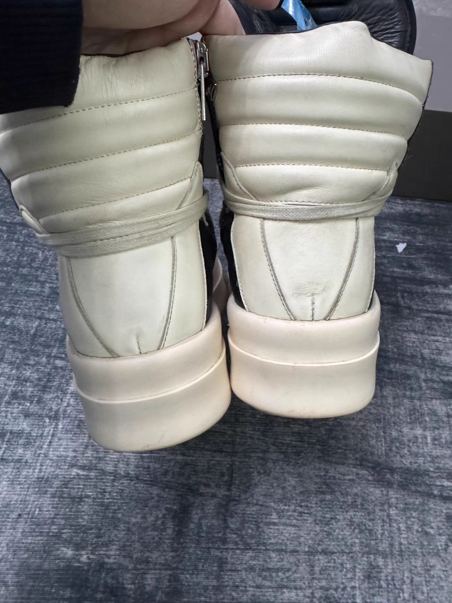 Rick Owens Rick Owens Mainline Thick Sole Triangle Sneakers Size US 10 / EU 43 - 3 Thumbnail