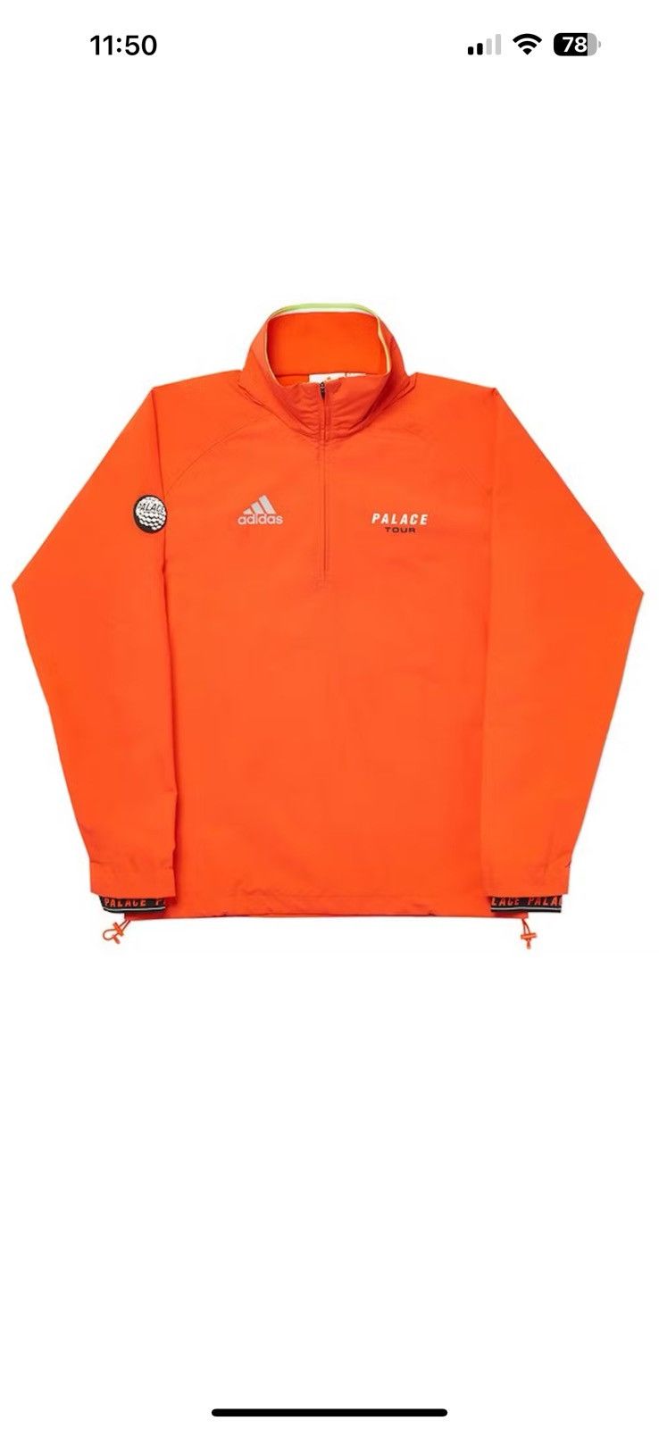 PALACE × adidas GOLF CREW SHIRT M